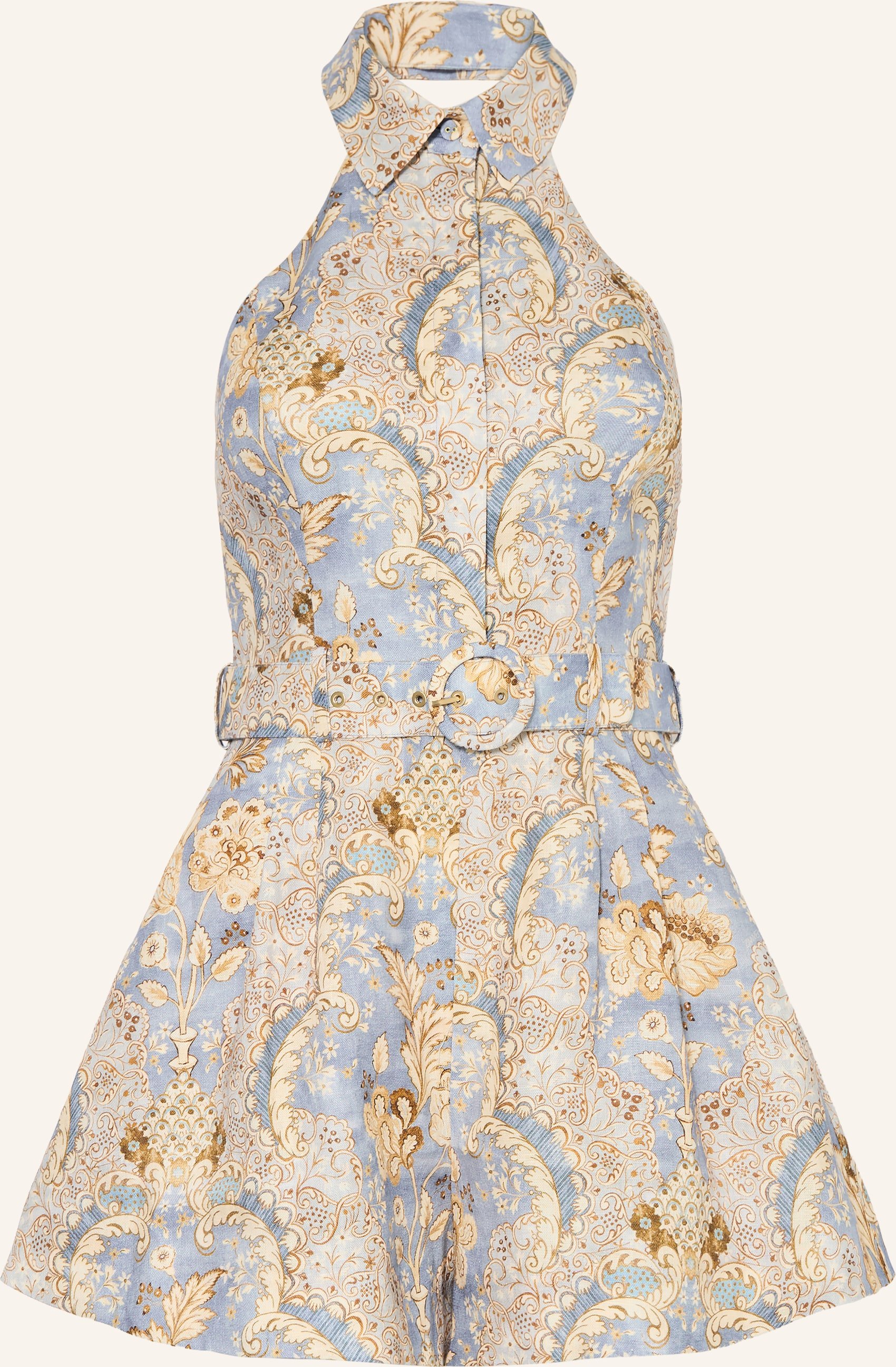 Zimmermann Jumpsuit Daylight Aus Leinen blau