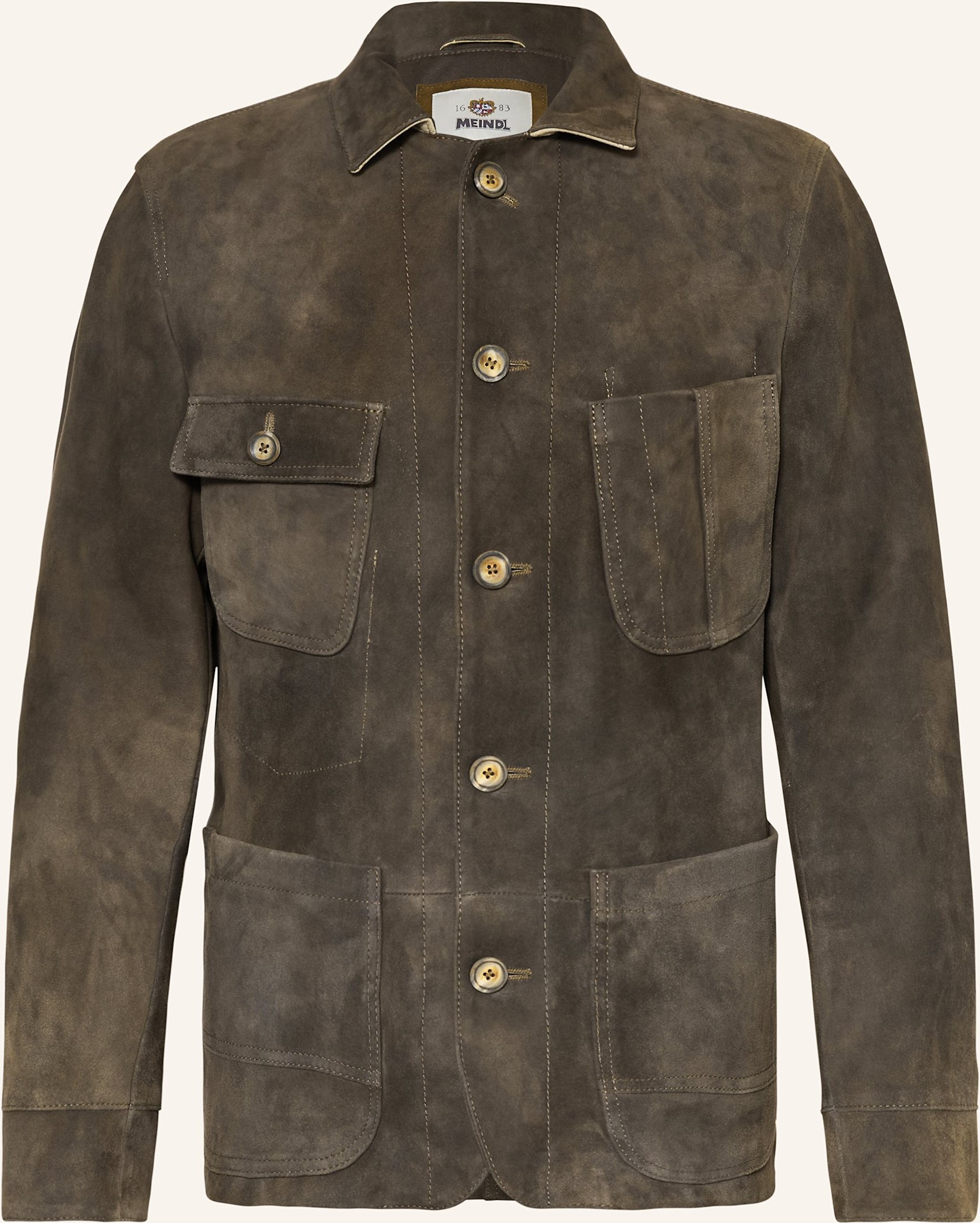 Thumbnail - Meindl Leder-Overjacket Coach grau