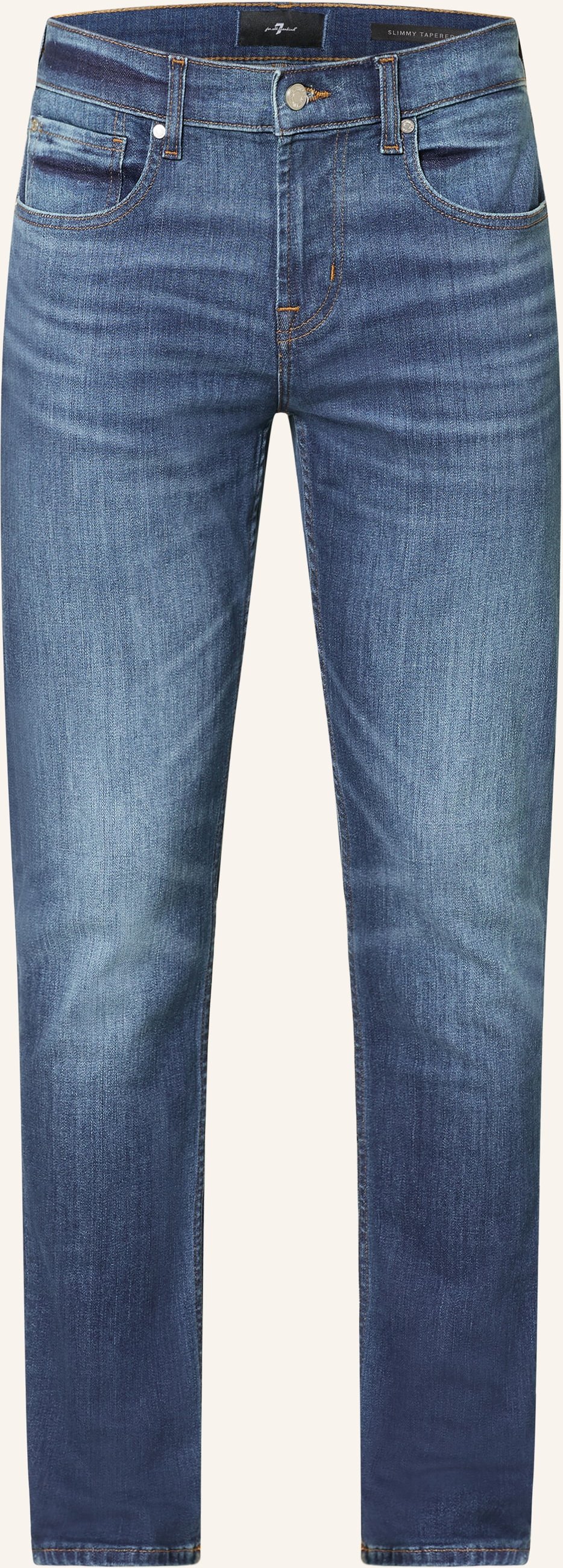 7 For All Mankind Jeans Slimmy Tapered Skinny Fit blau
