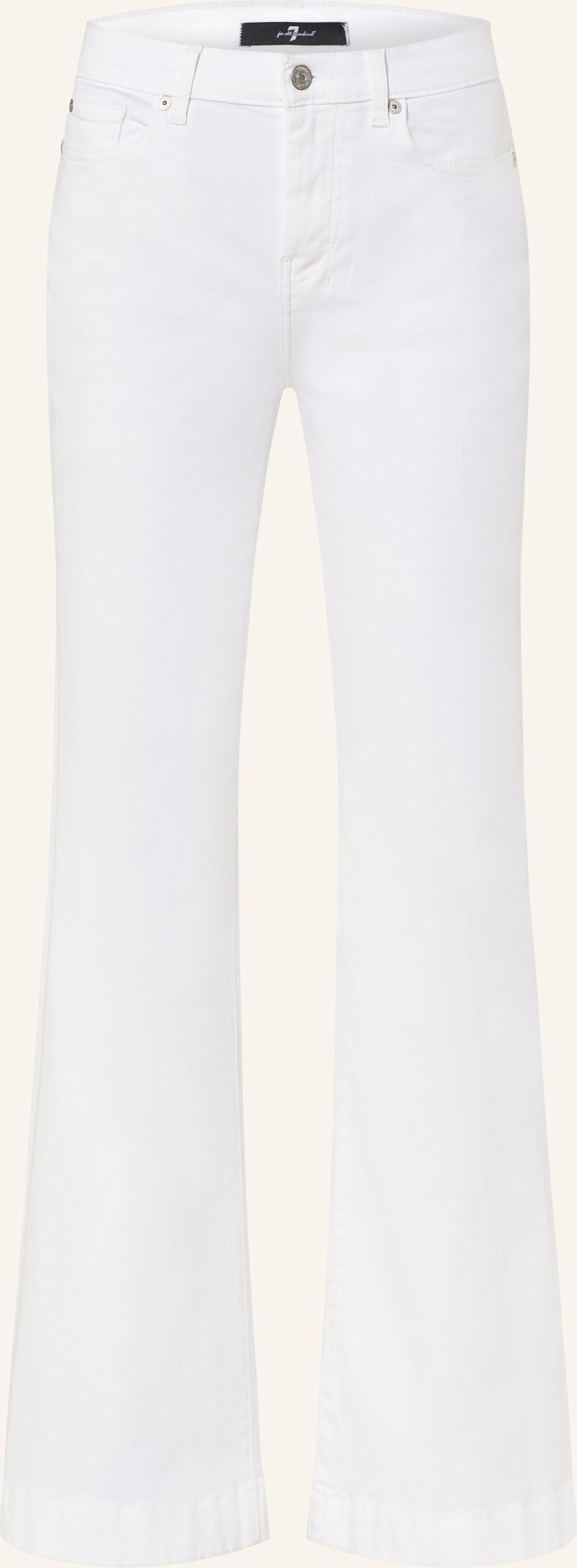 Thumbnail - 7 For All Mankind Flared Jeans Dojo Tailorless weiss