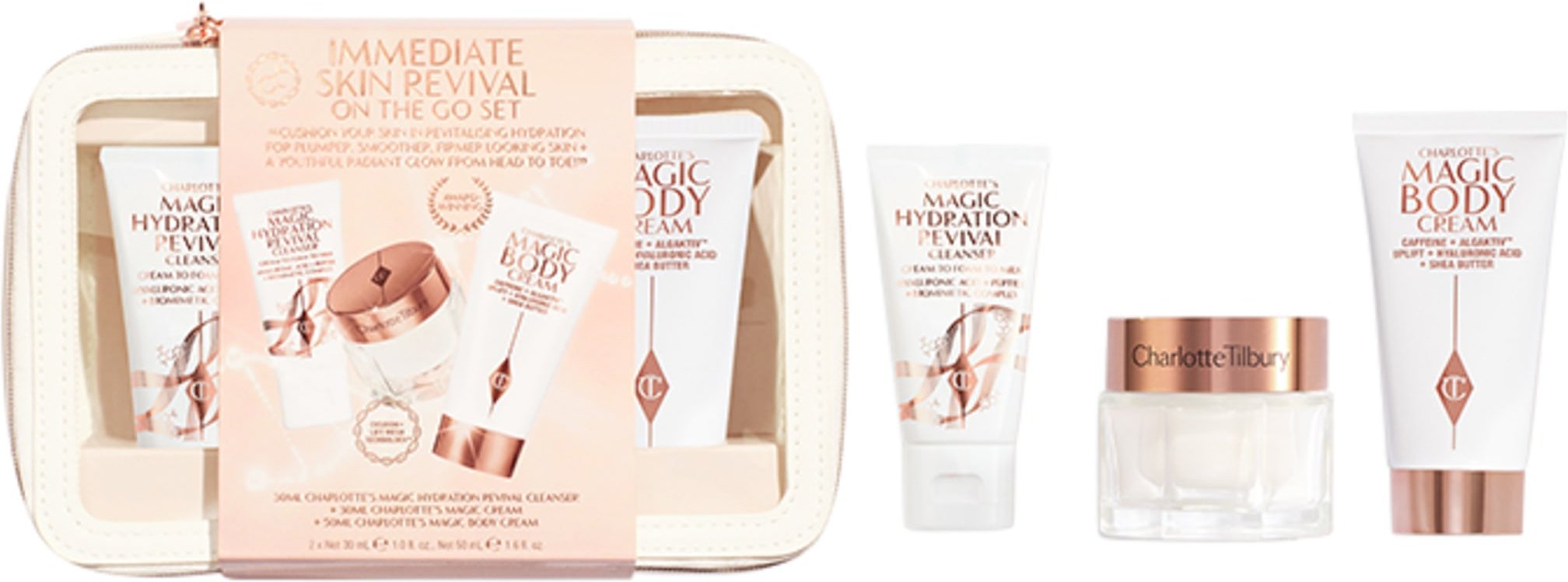 Charlotte Tilbury Immediate Skin Revival On The Go Set Pflege-Set