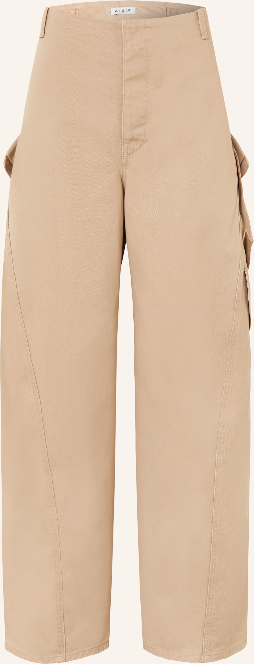 Alaïa Cargohose beige