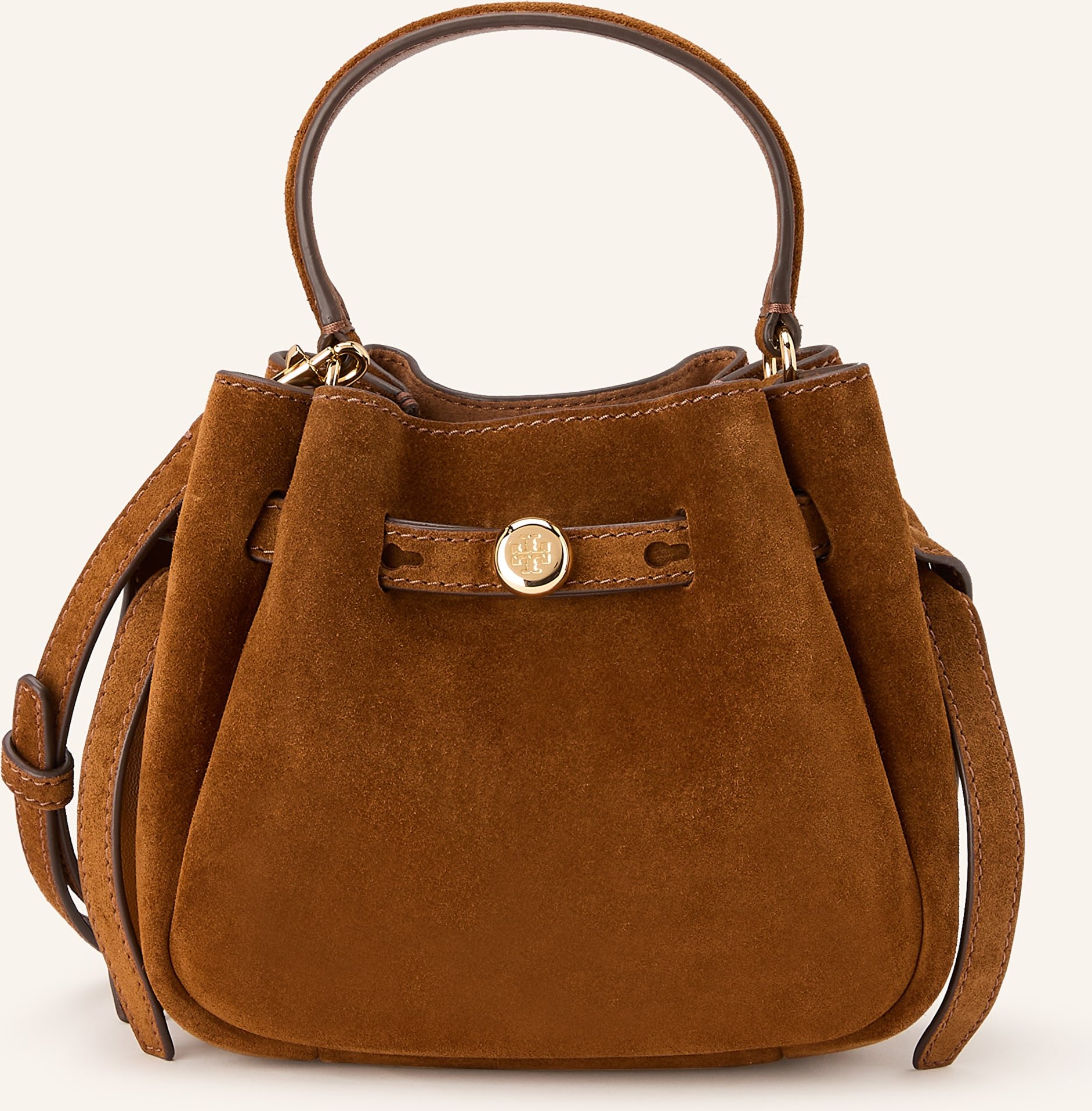 Tory Burch Beuteltasche Romy Mini braun