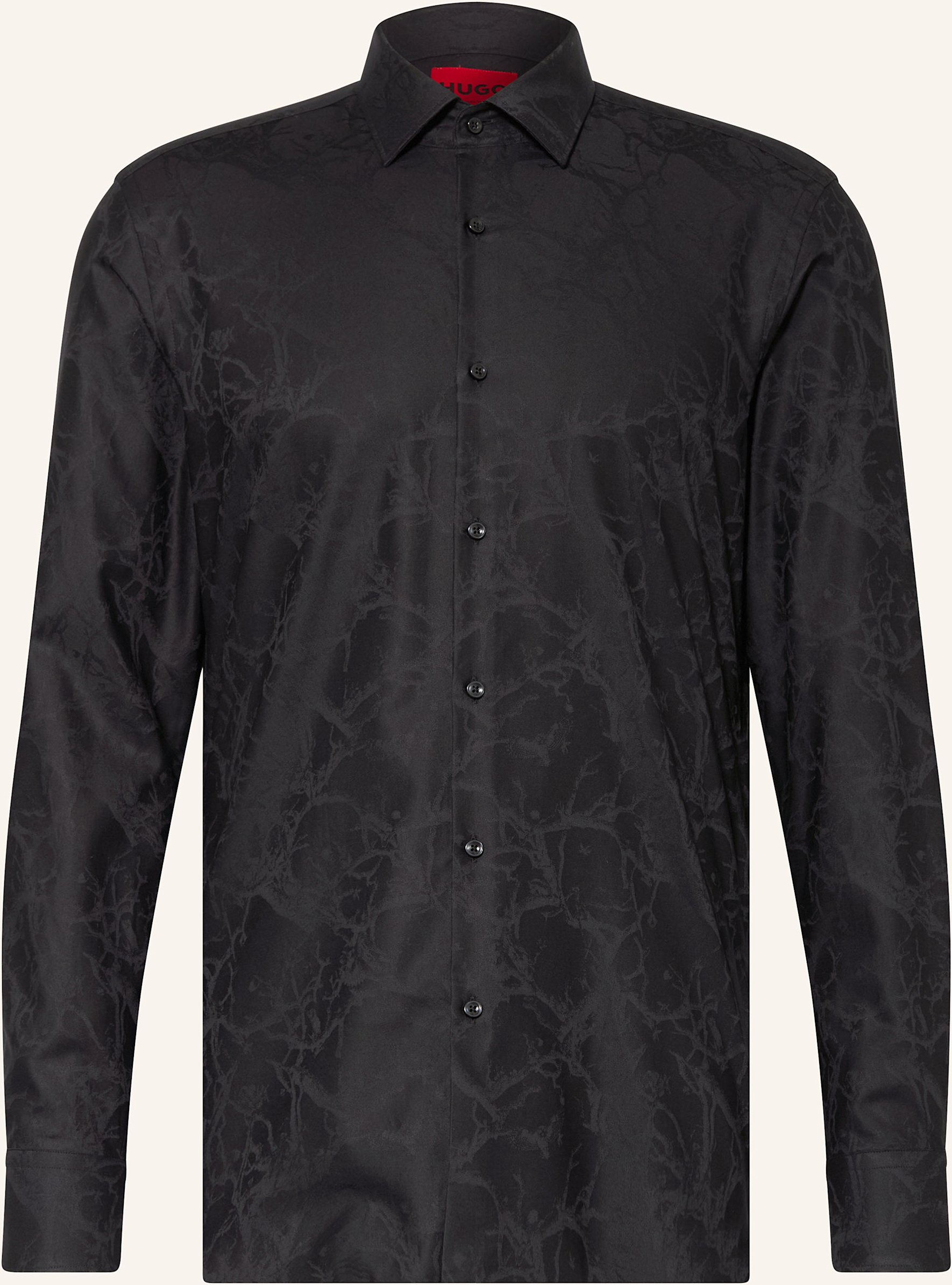 Hugo Hemd Kenno Slim Fit schwarz