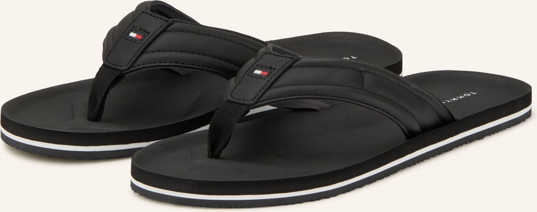 Tommy Hilfiger Zehentrenner schwarz