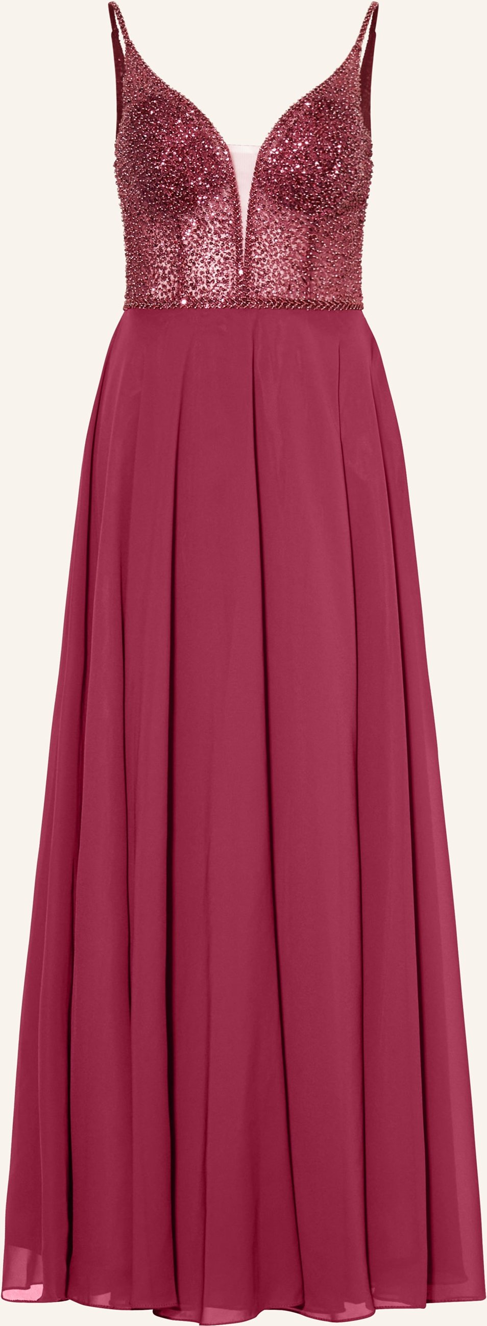 Thumbnail - Hey Kyla Abendkleid Mit Pailetten Und Schmucksteinen rot