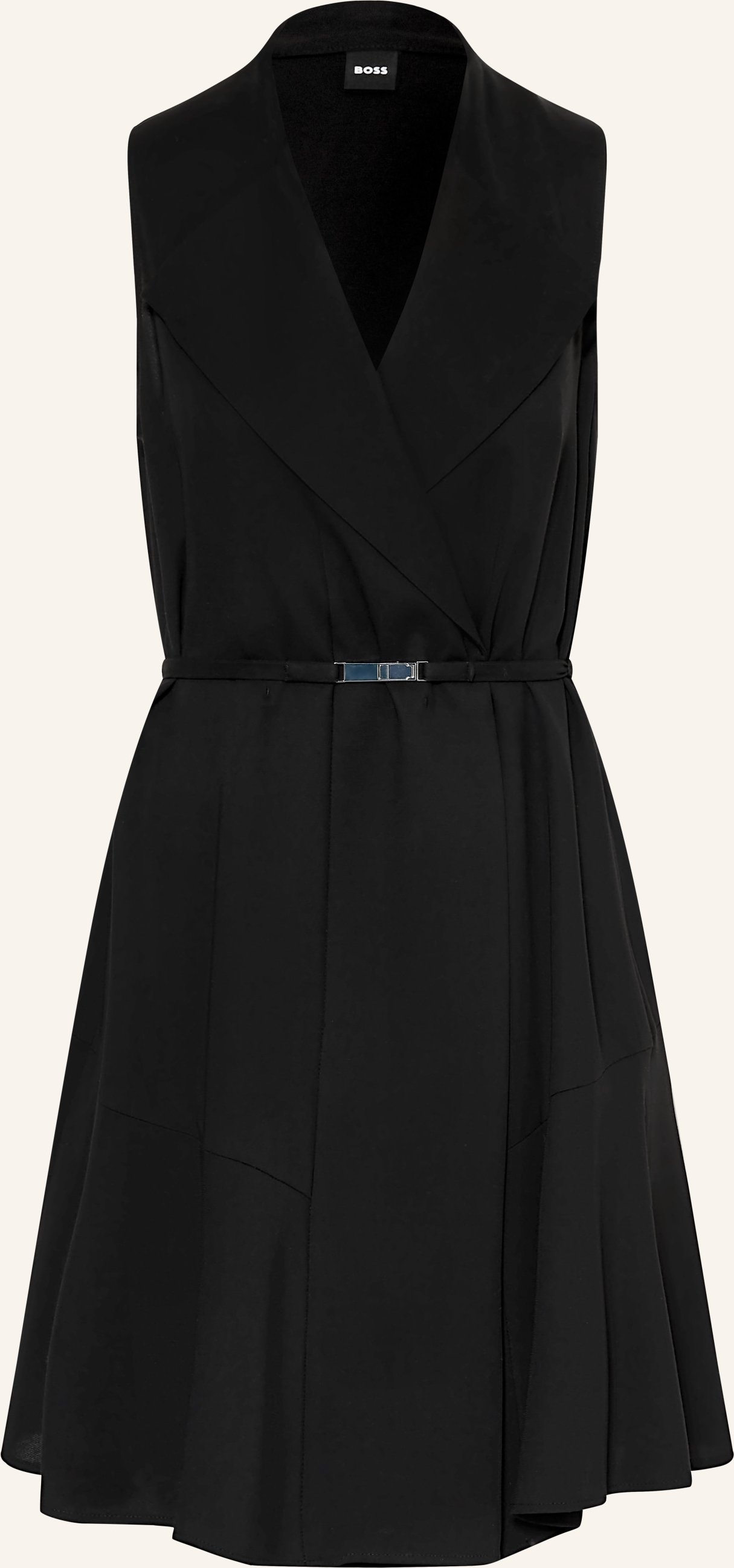 Boss Kleid Dimosa In Wickeloptik schwarz