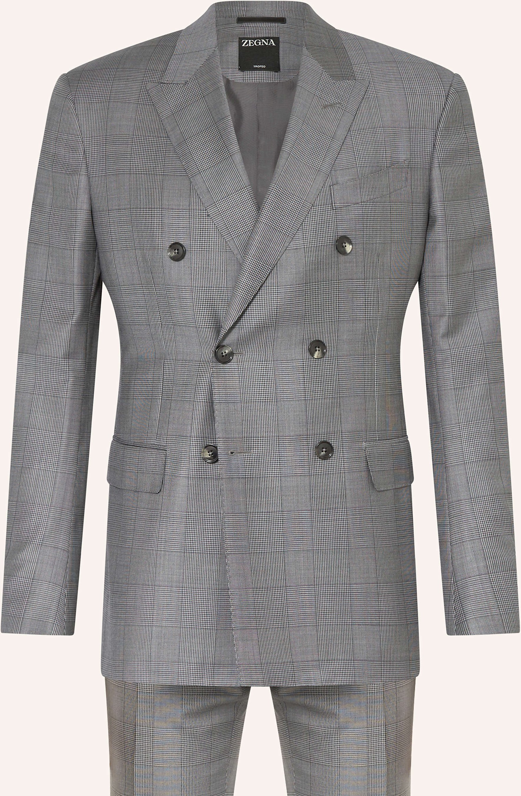 Thumbnail - Zegna Anzug Extra Slim Fit grau