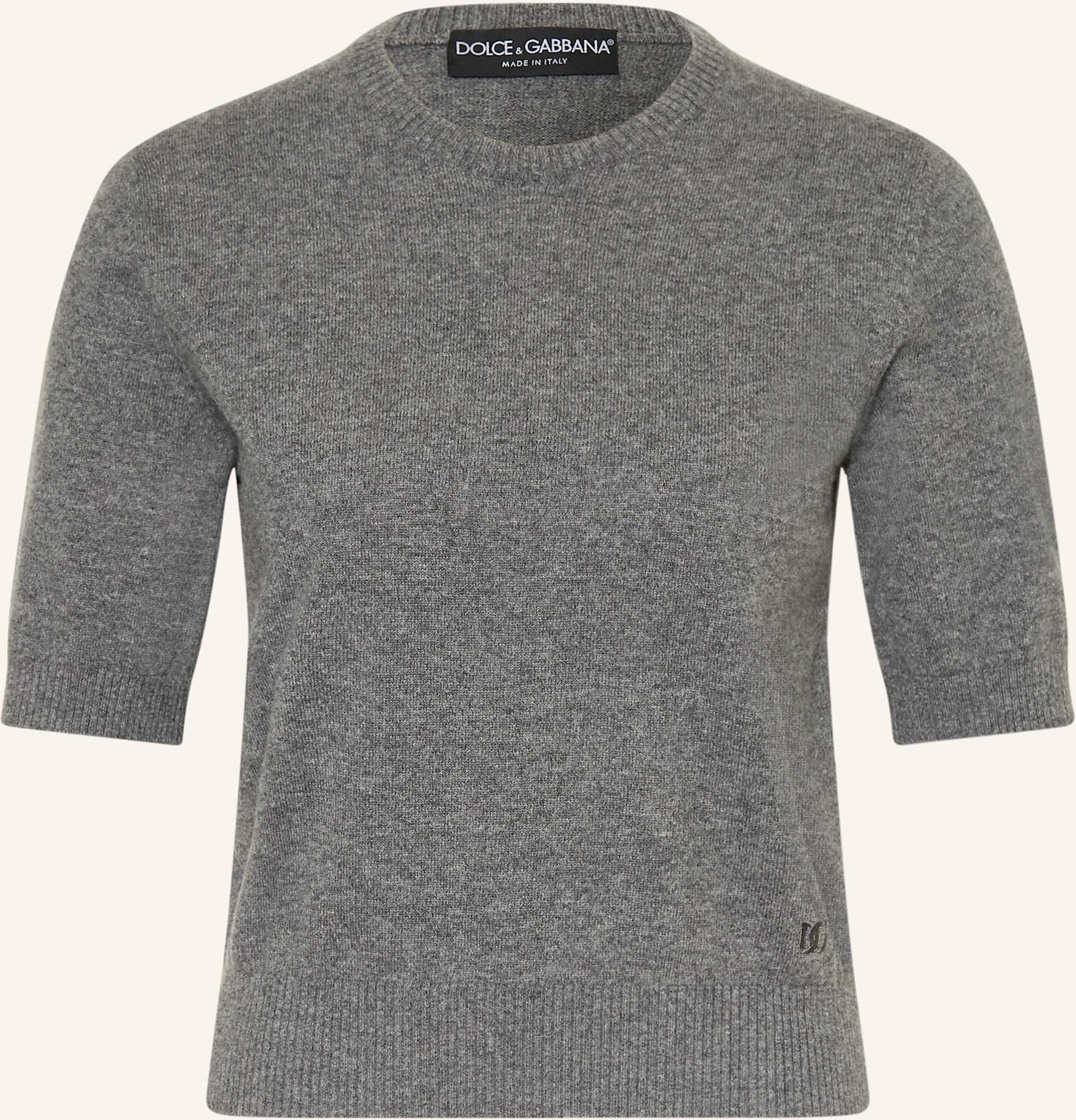 Thumbnail - Dolce & Gabbana Strickshirt Aus Cashmere grau