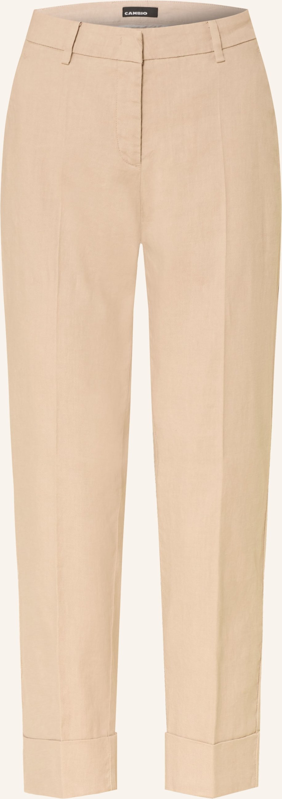 Cambio 7/8-Hose Krystal Mit Leinen beige