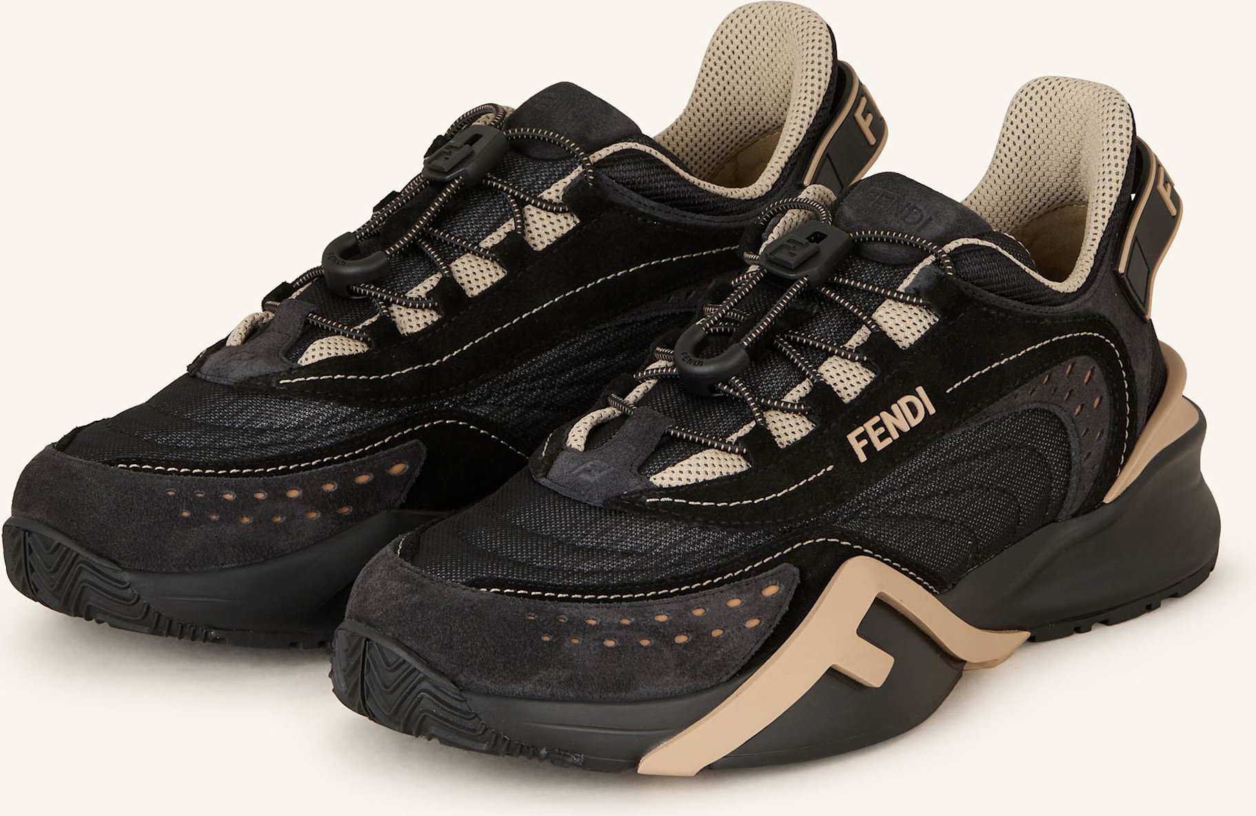 Thumbnail - Fendi Sneaker Flow schwarz