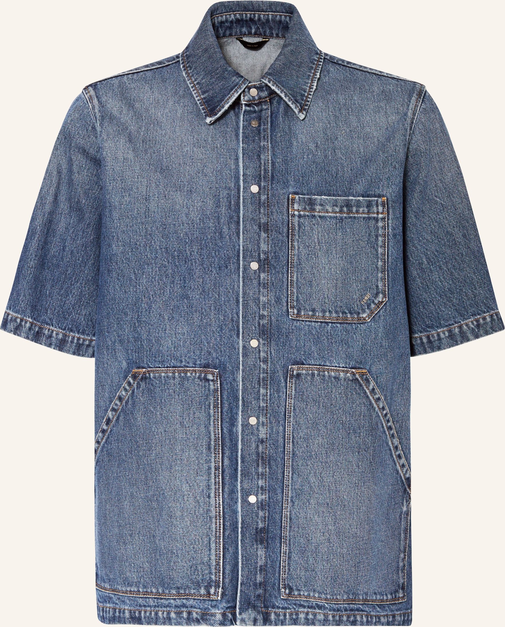 Thumbnail - Fendi Overshirt blau