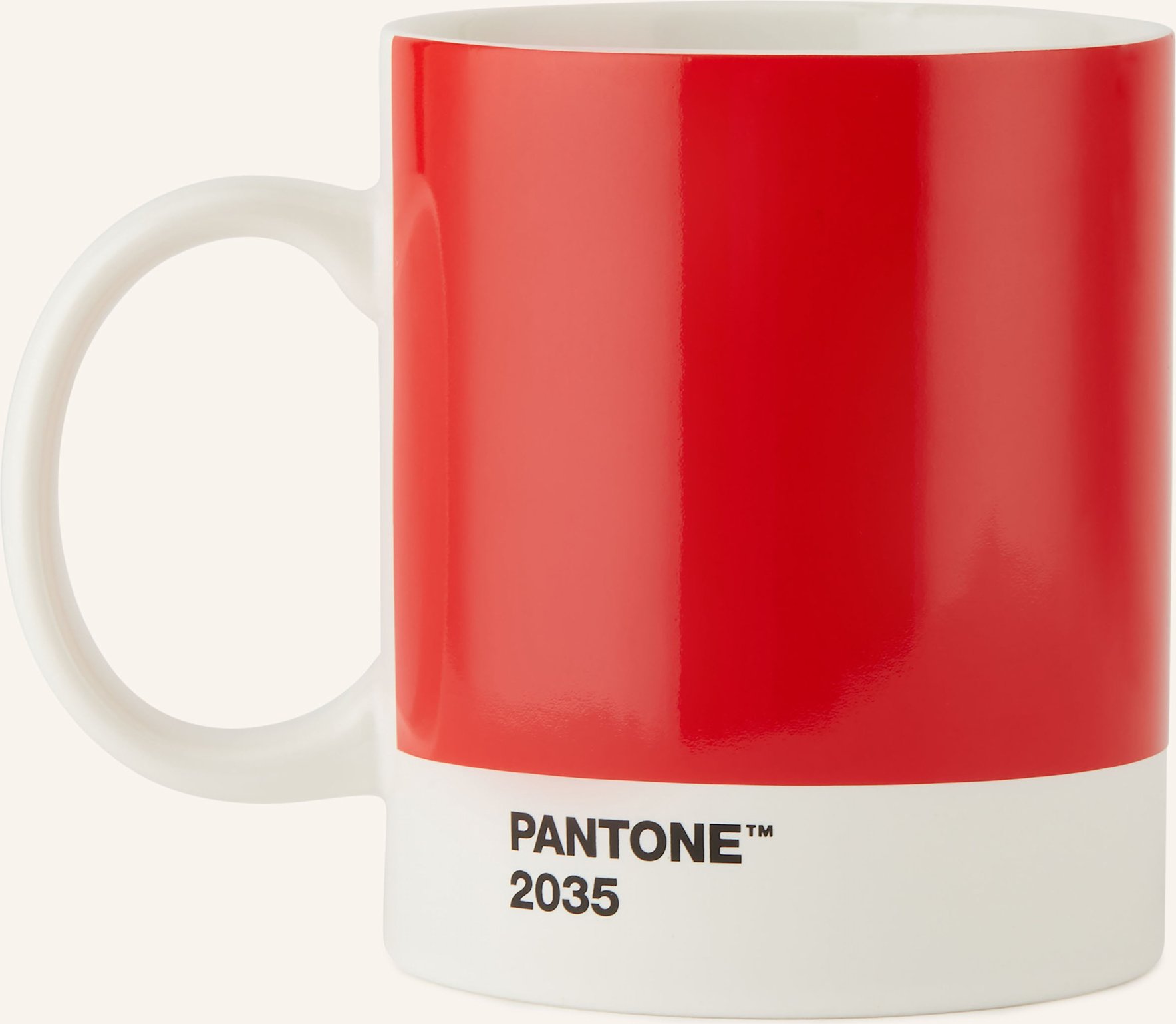 Thumbnail - Pantone Henkelbecher rot