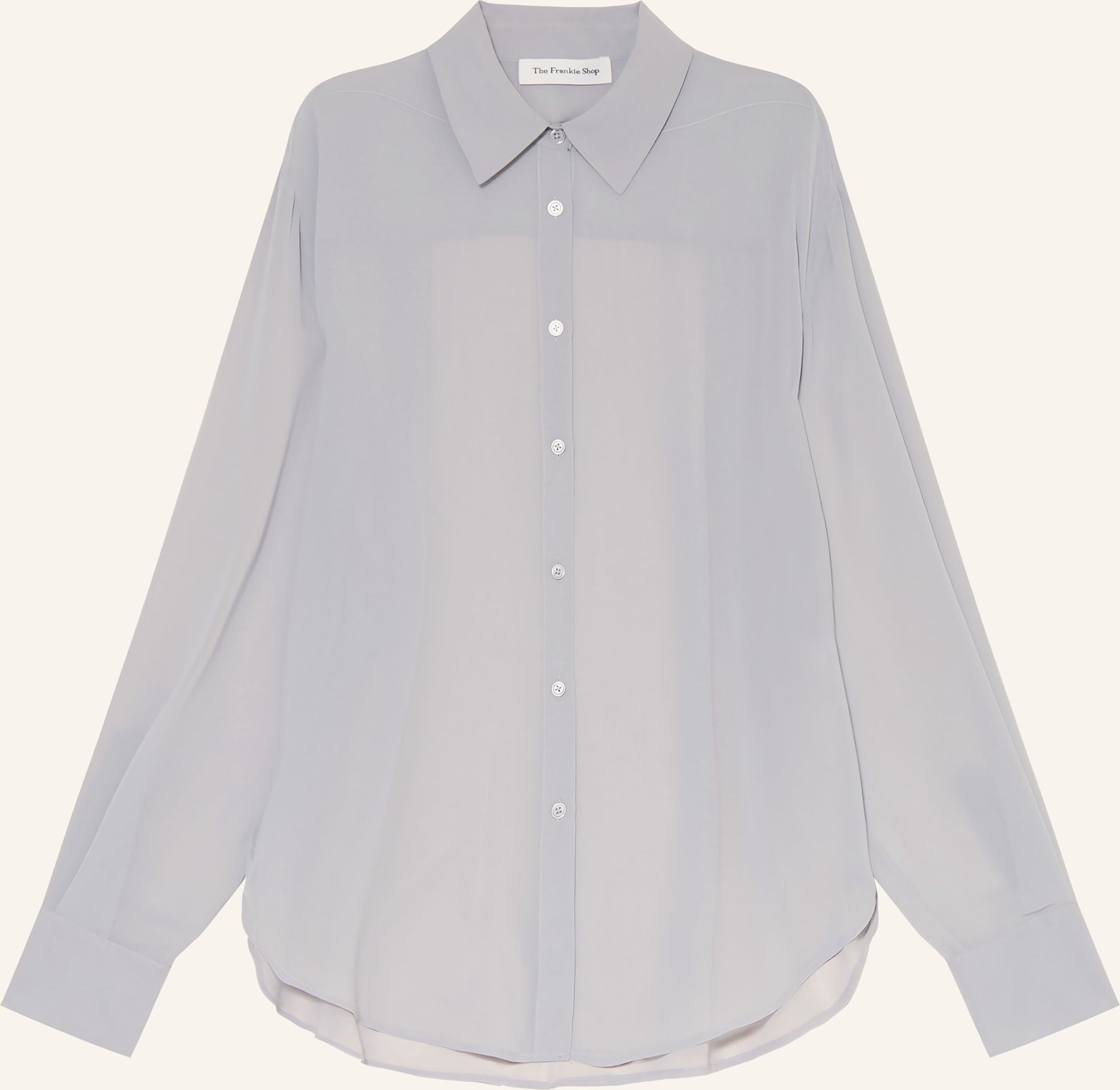 The Frankie Shop Hemdbluse Peri grau