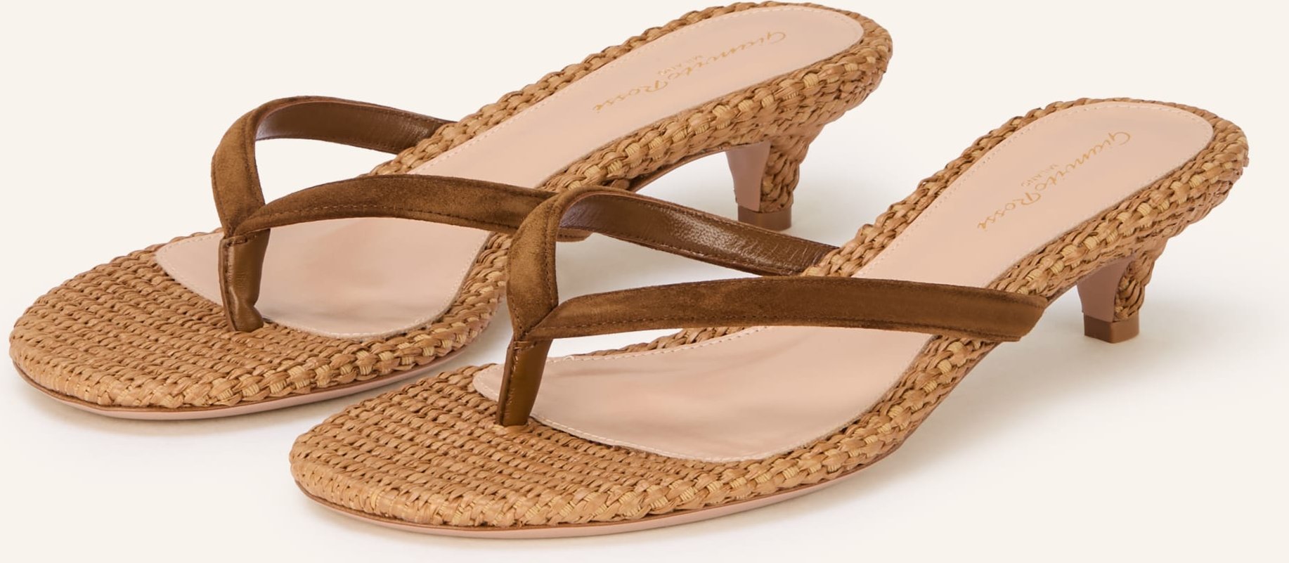 Gianvito Rossi Zehentrenner Calypso braun