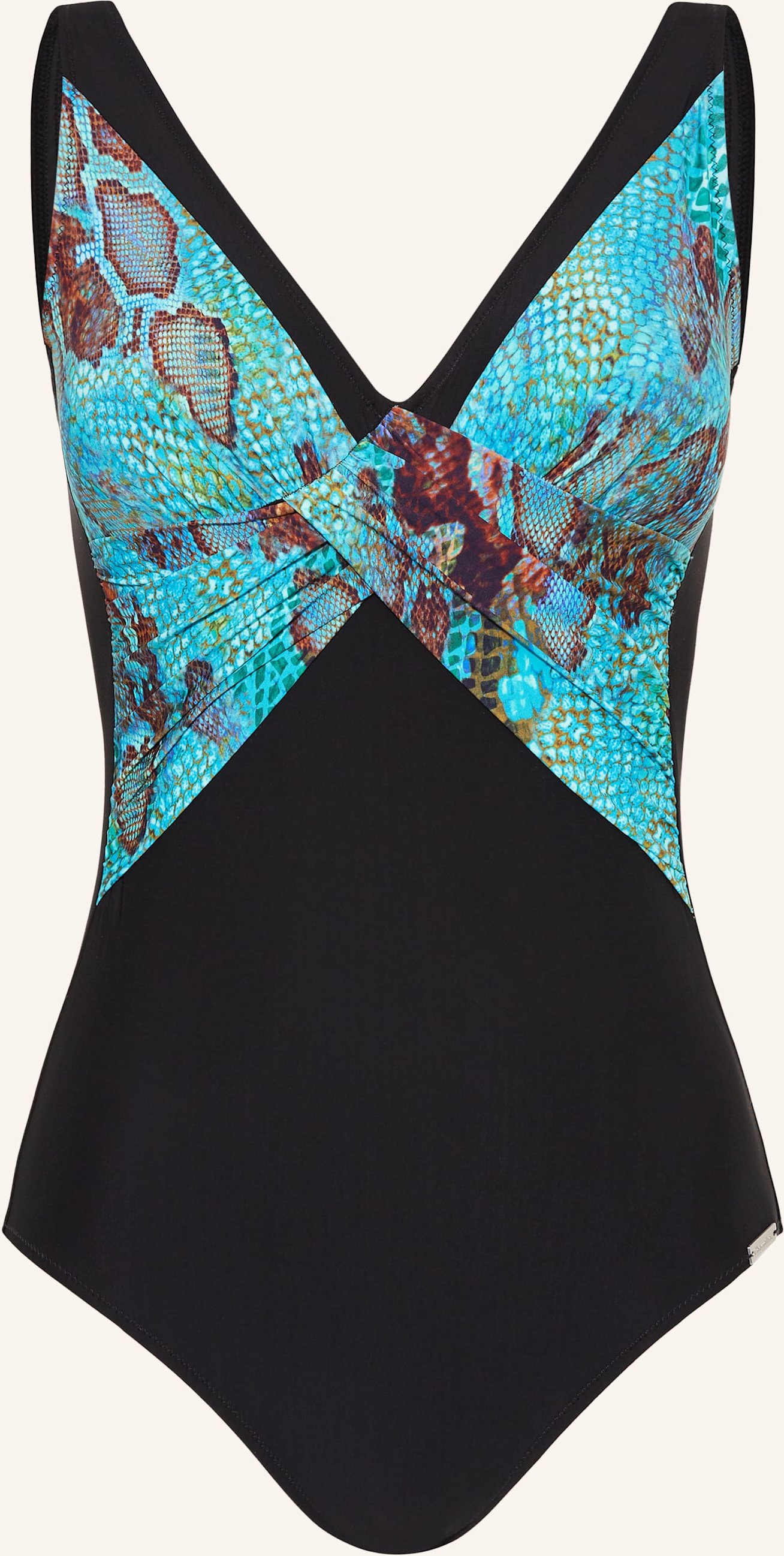 Charmline Shape-Badeanzug Aquatic Reptile blau