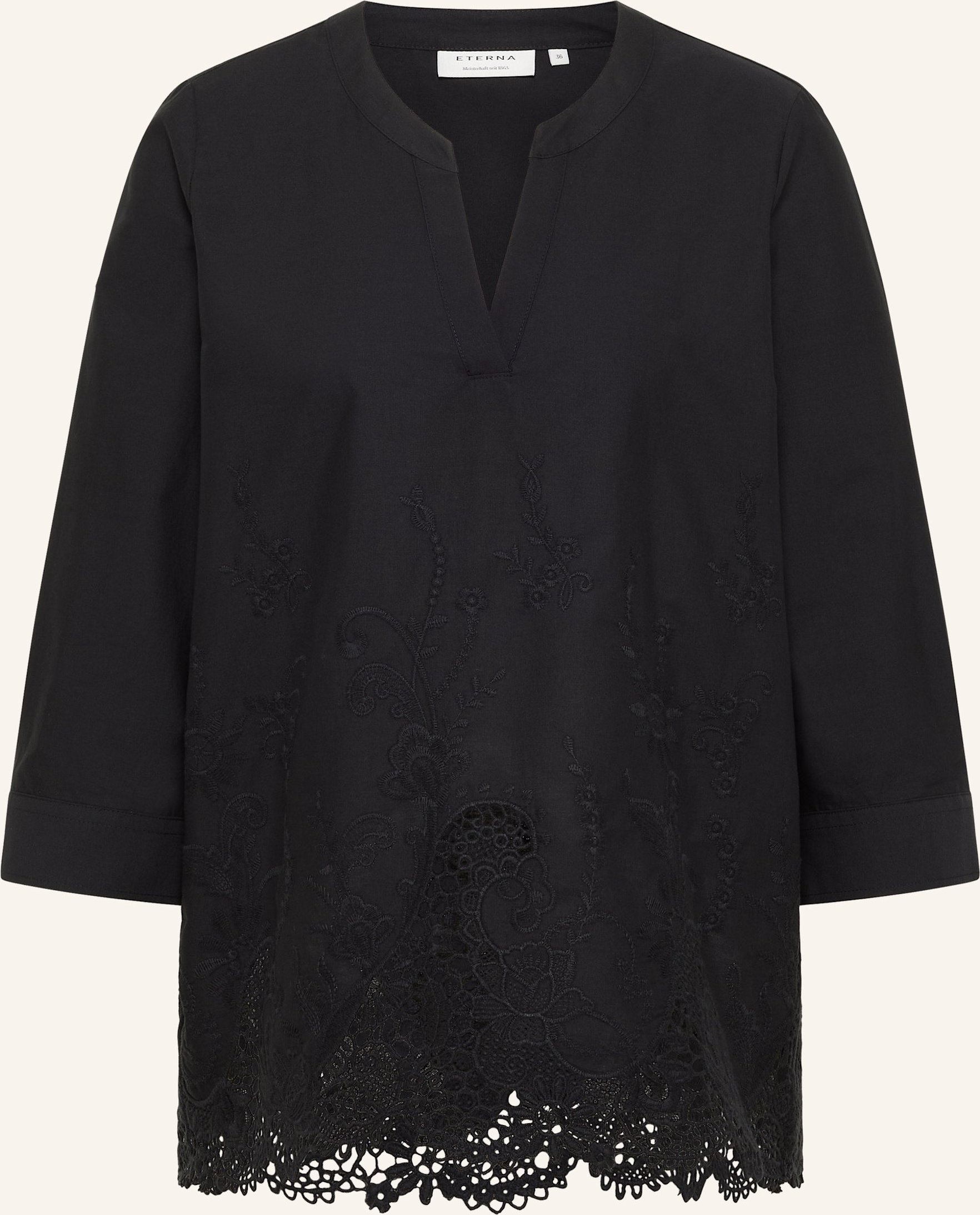 Eterna Bluse Loose Fit schwarz