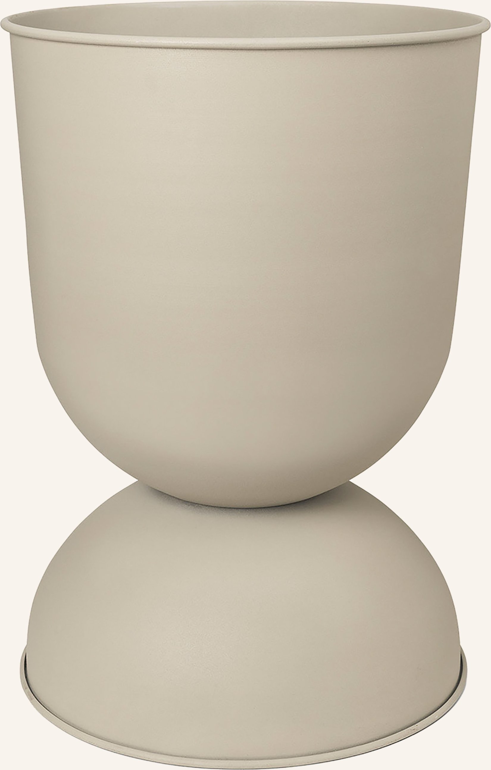Ferm Living Blumentopf Hourglass Small beige