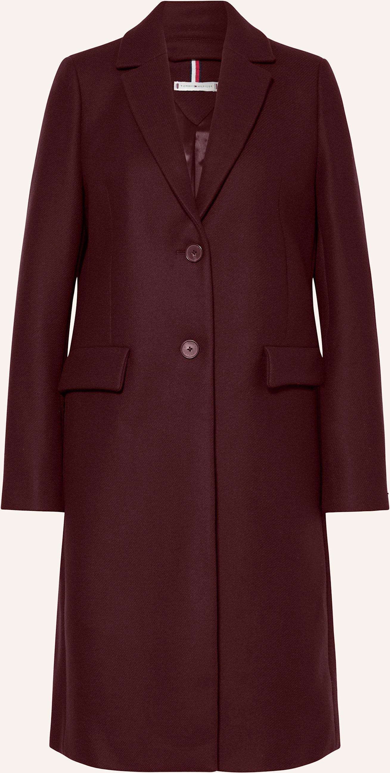 Tommy Hilfiger Wollmantel rot