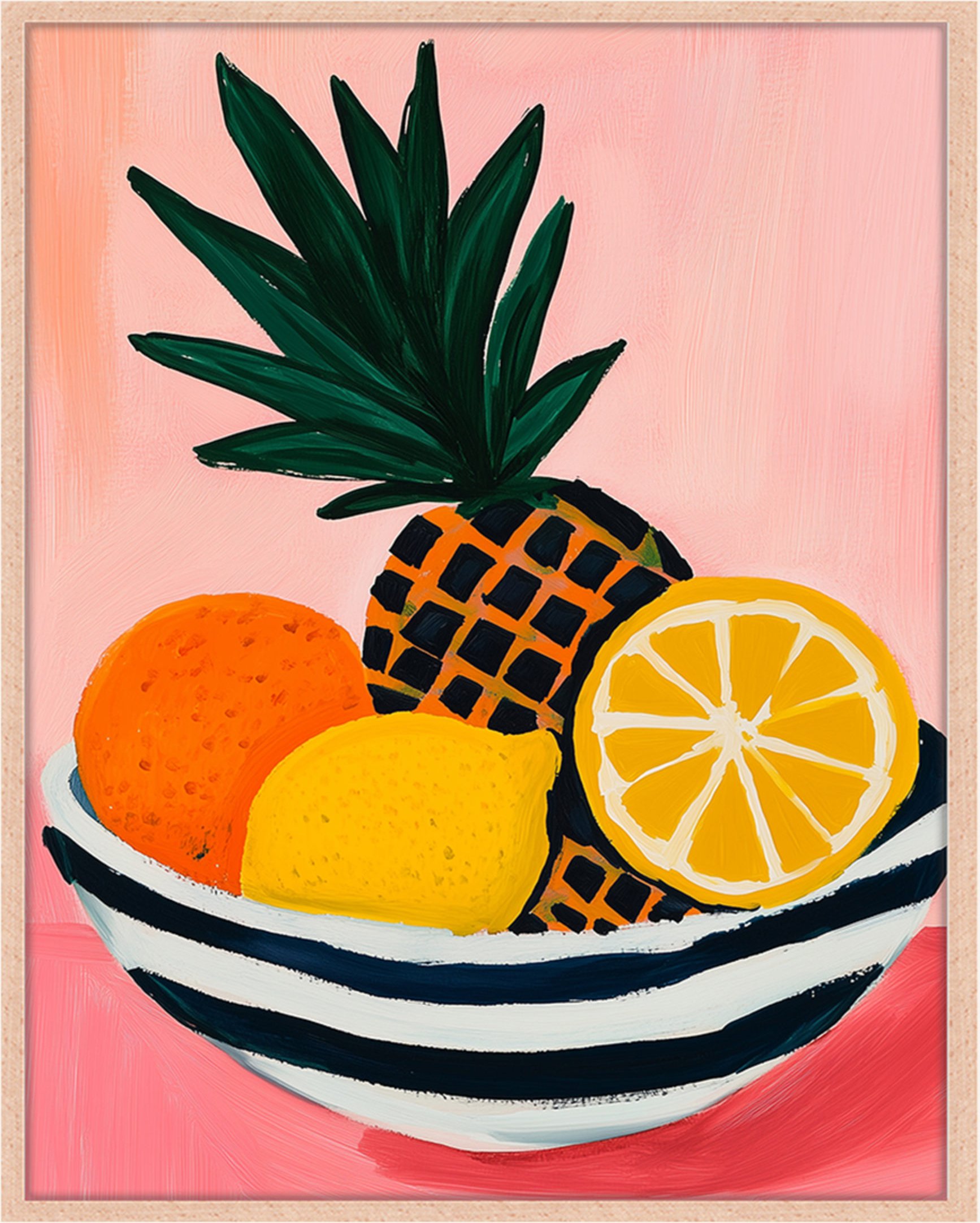 Liv Corday Wandbild Kühn & Saftig Mit Rahmen braun