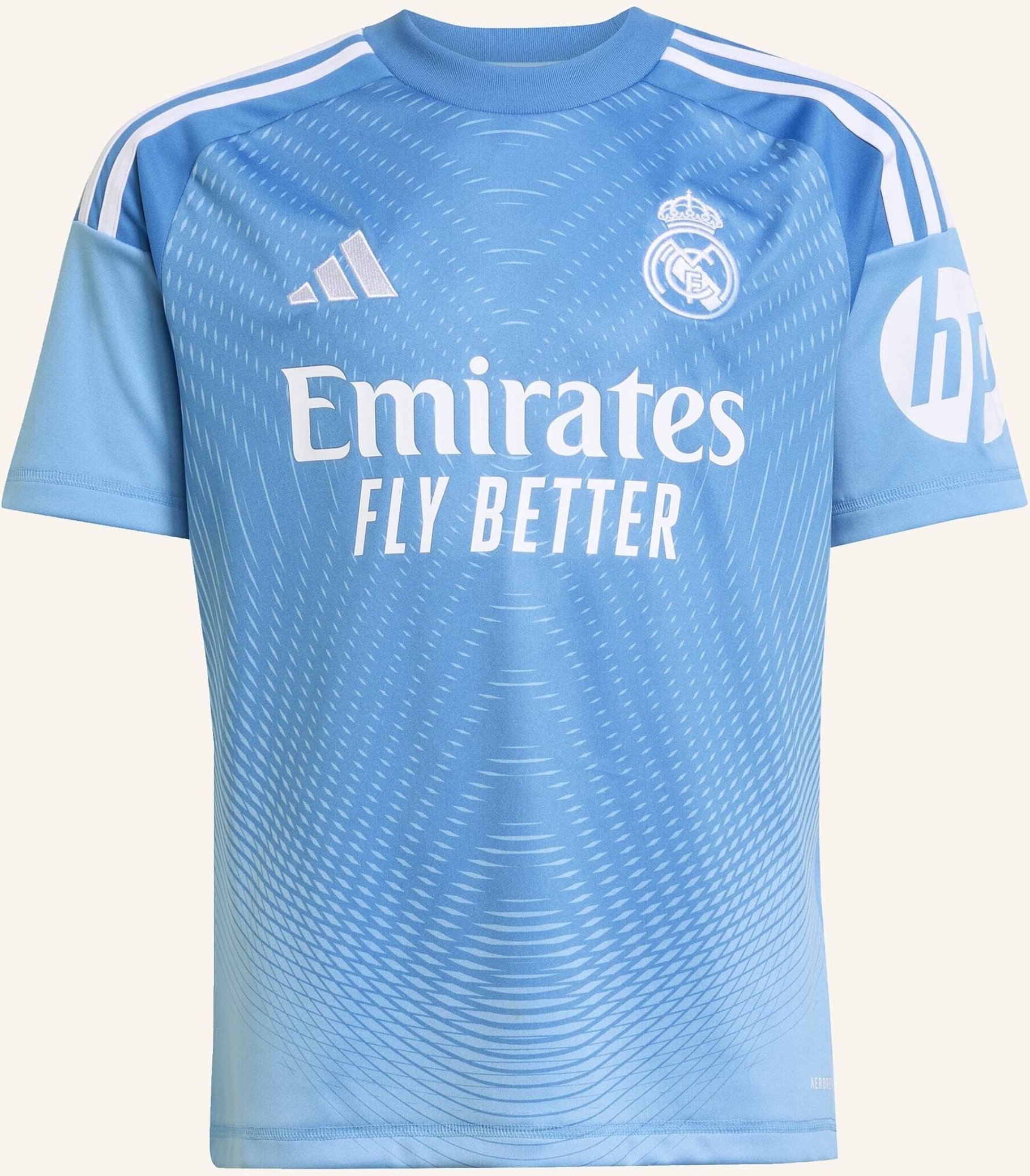 Adidas Real Madrid 25/26 Kids Torwart-Heimtrikot blau