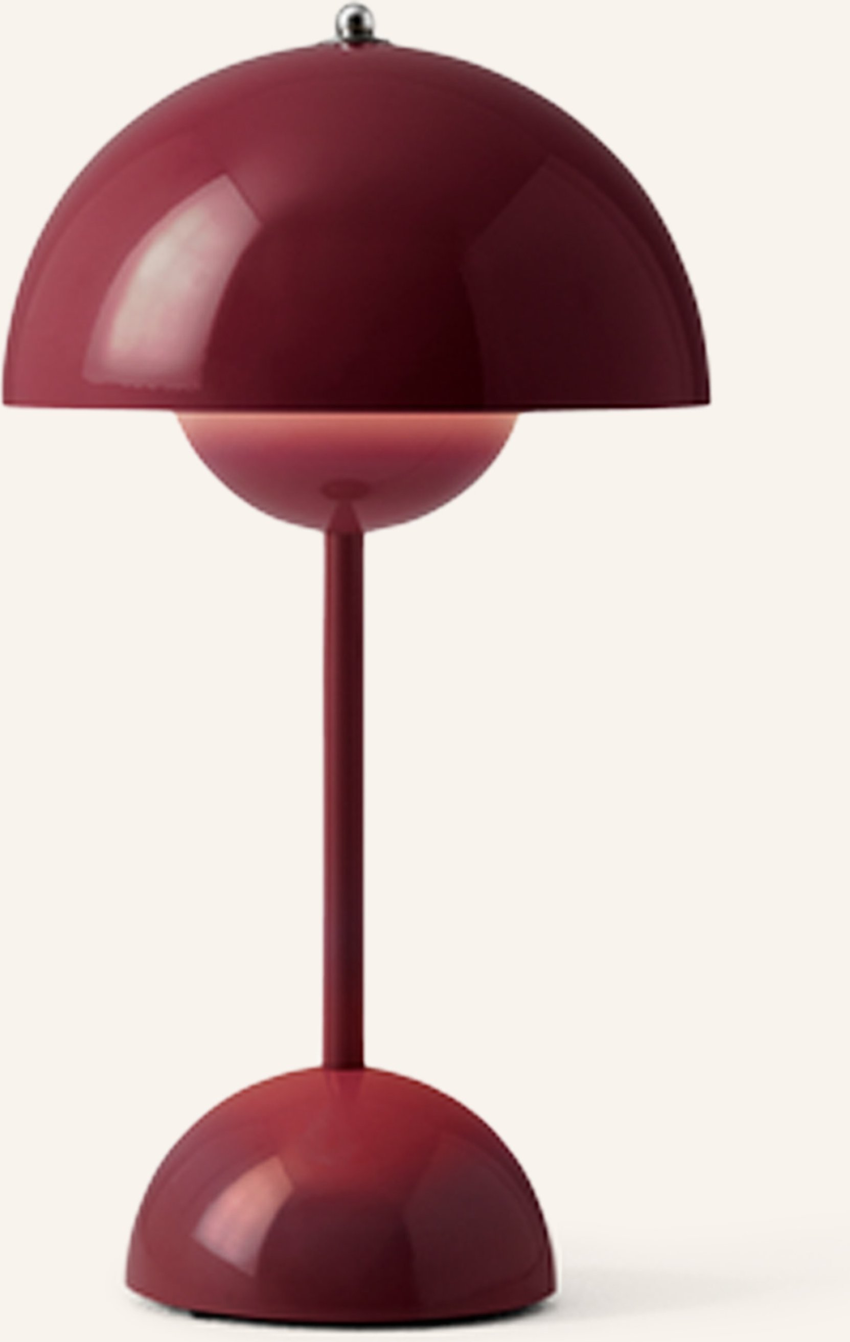 &Tradition Tischleuchte Flowerpot vp9 rot