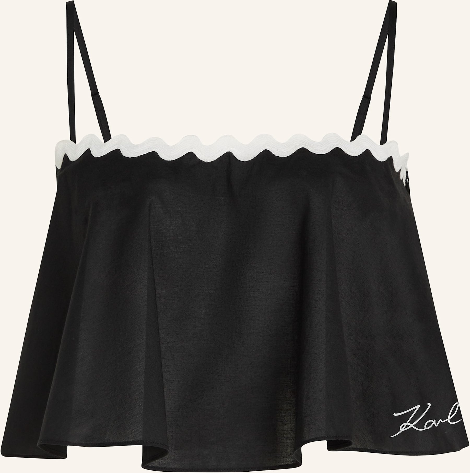 Karl Lagerfeld Top schwarz