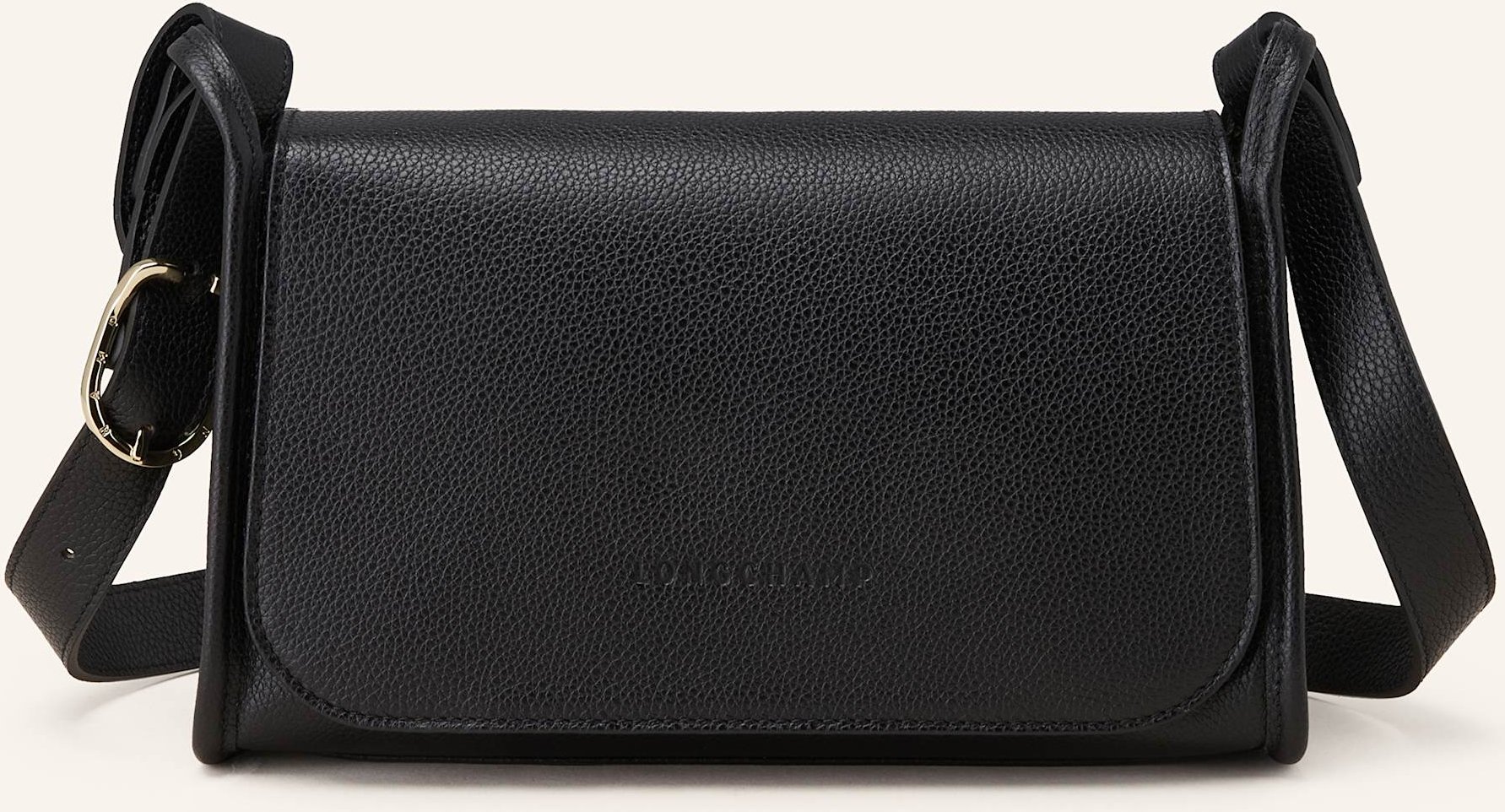 Longchamp Umhängetasche Le Foulonne Medium schwarz