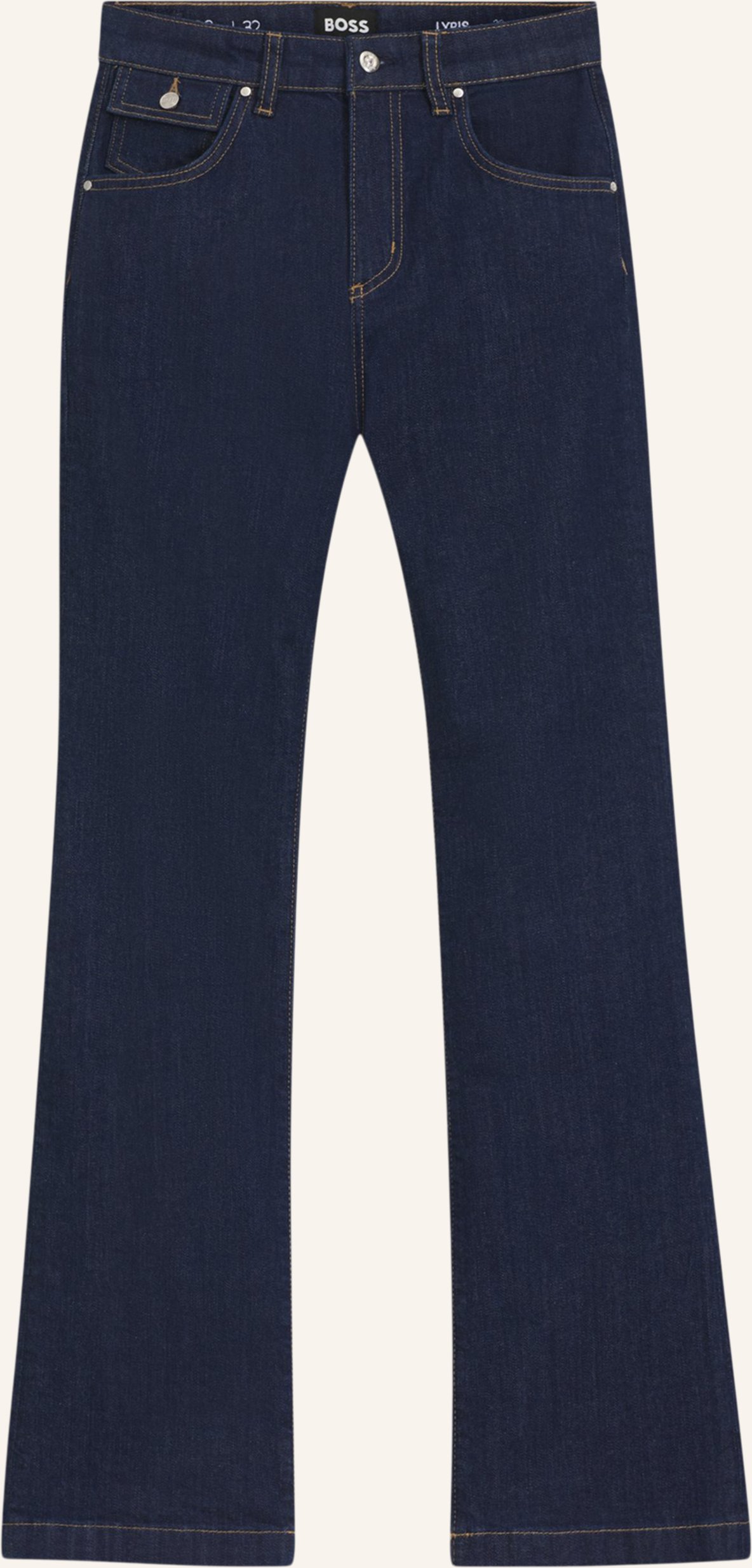 Boss Jeans Lyris-Bootcut Wide Leg Fit blau