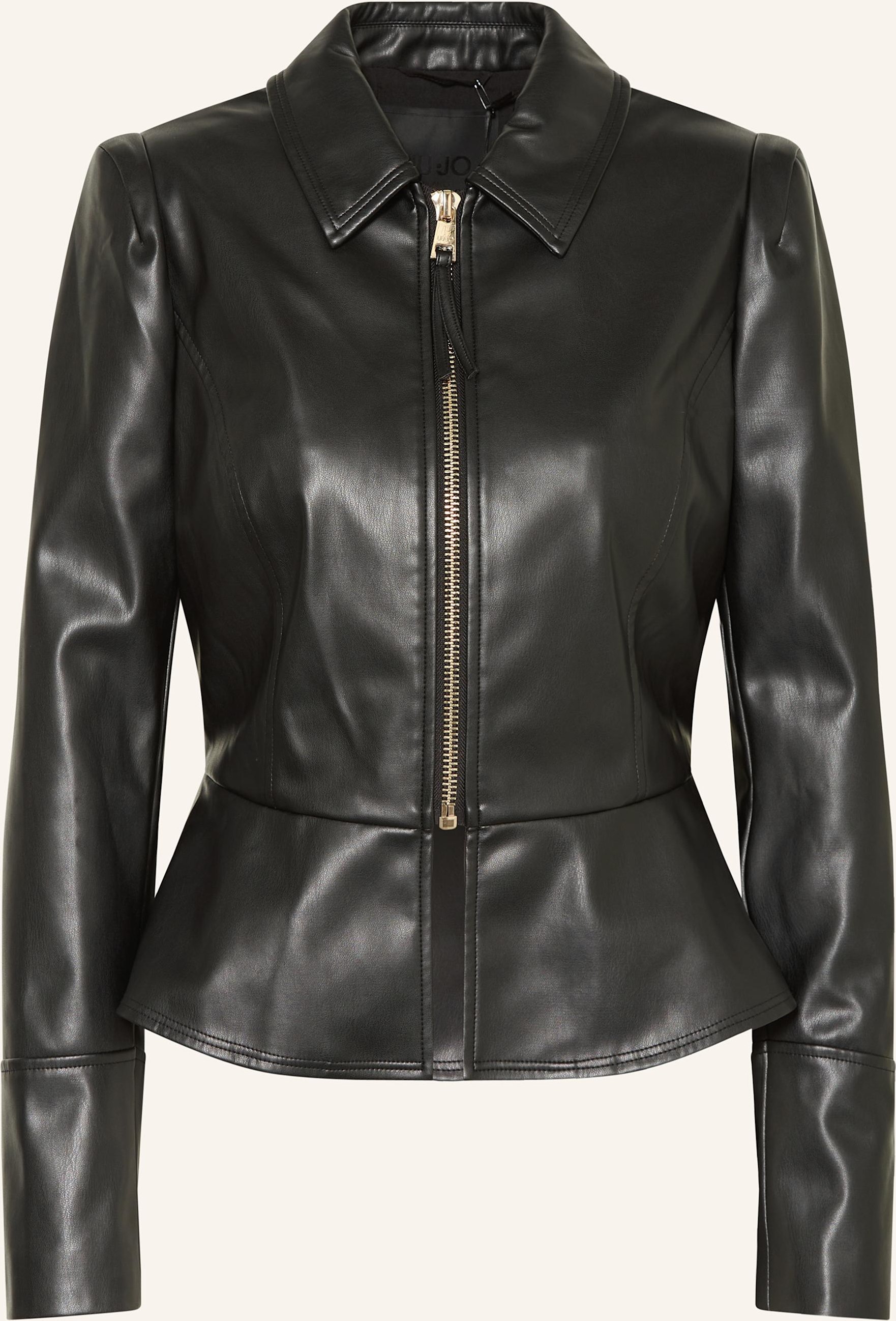 Liu Jo Jacke In Lederoptik schwarz