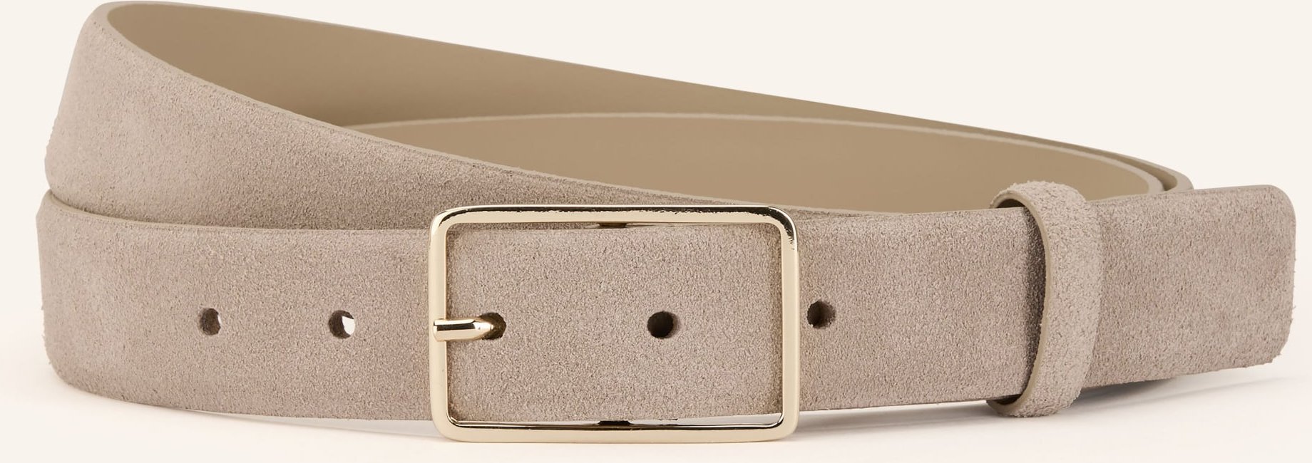 Abro Ledergürtel beige