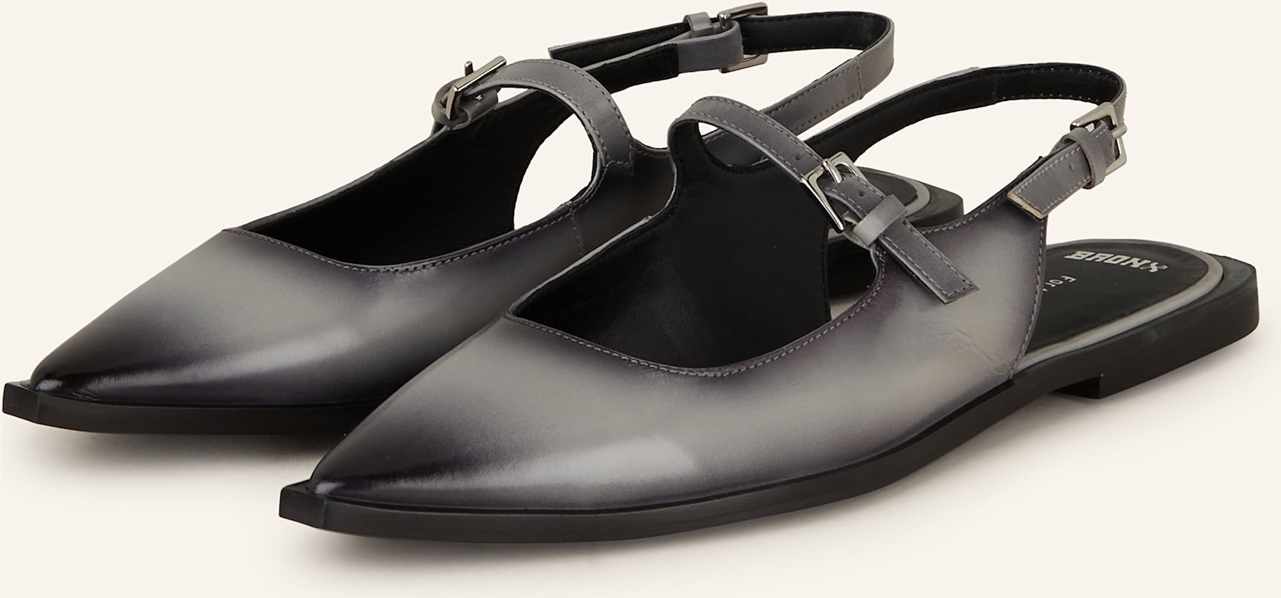 Bronx Slingballerinas Laur-Ynn grau