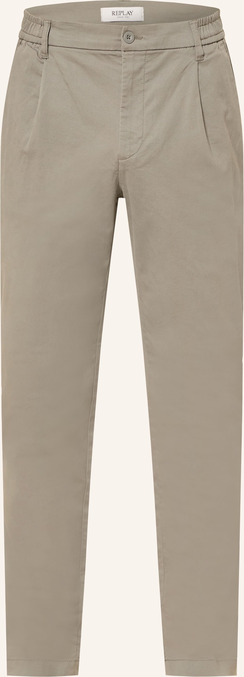 Replay Chino Regular Fit grau