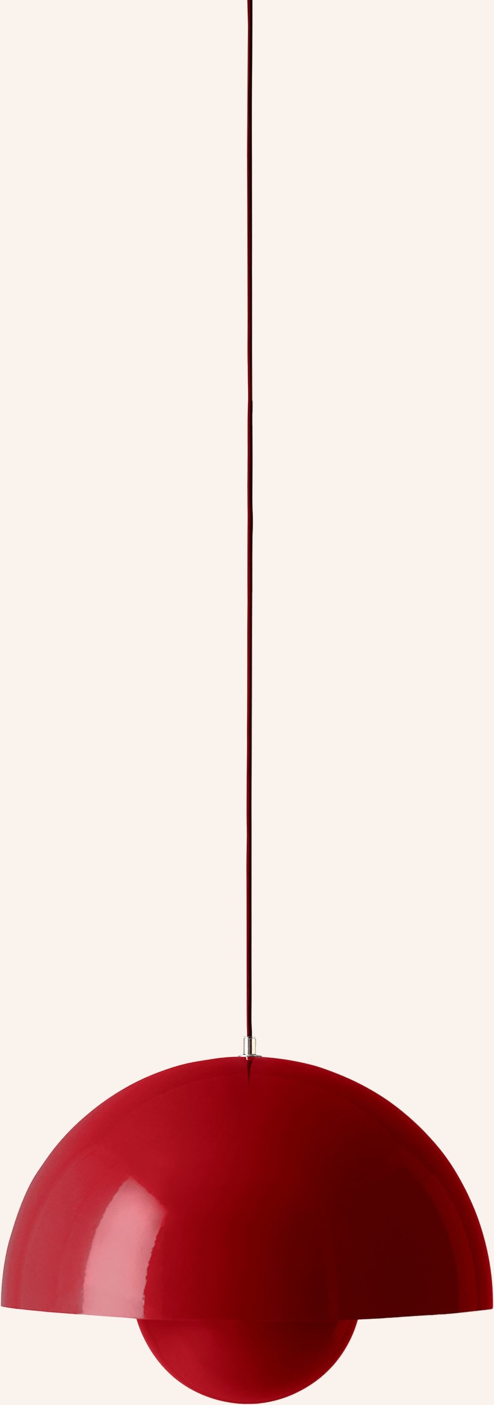 &Tradition Pendelleuchte Flowerpot vp1 rot