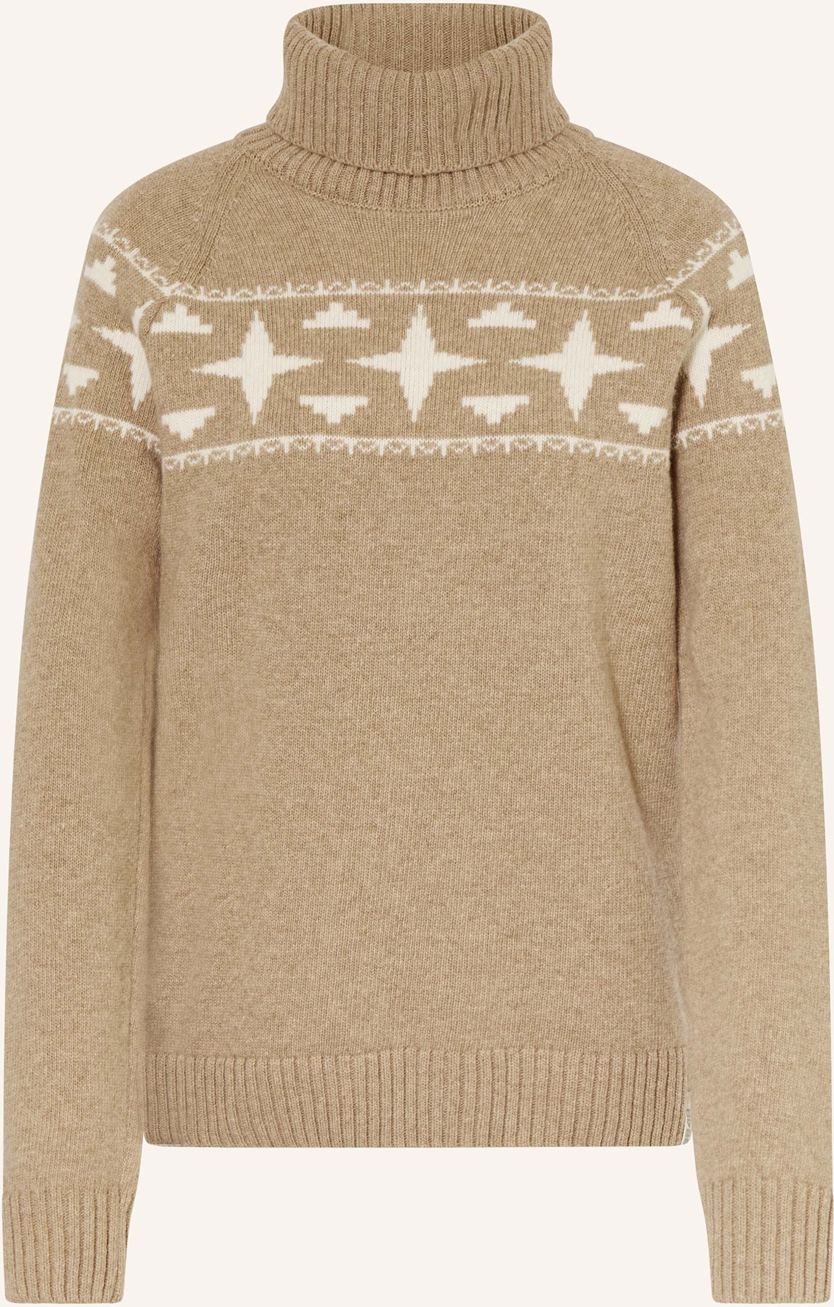 8848 Altitude Rollkragenpullover Sage Aus Merinowolle beige