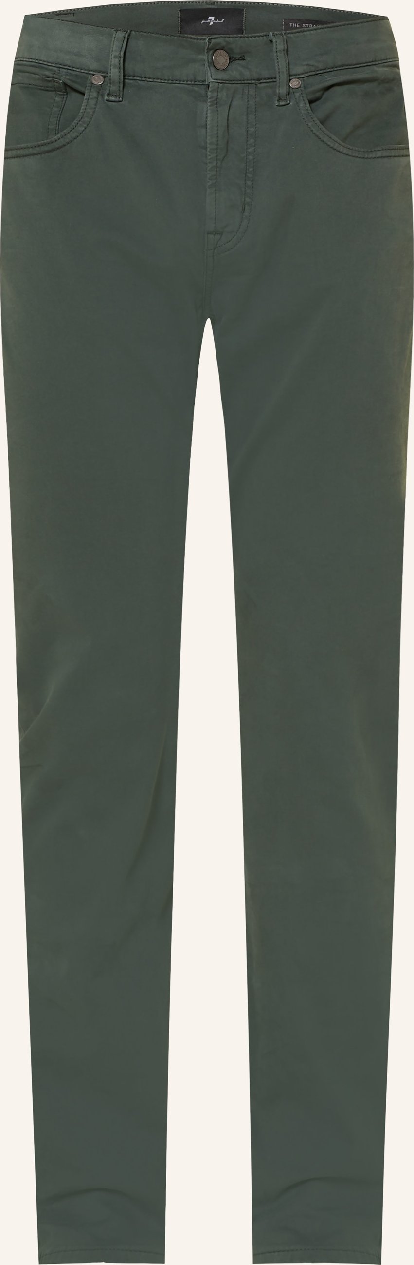 7 For All Mankind Hose The Straight 34 Straight Fit gruen