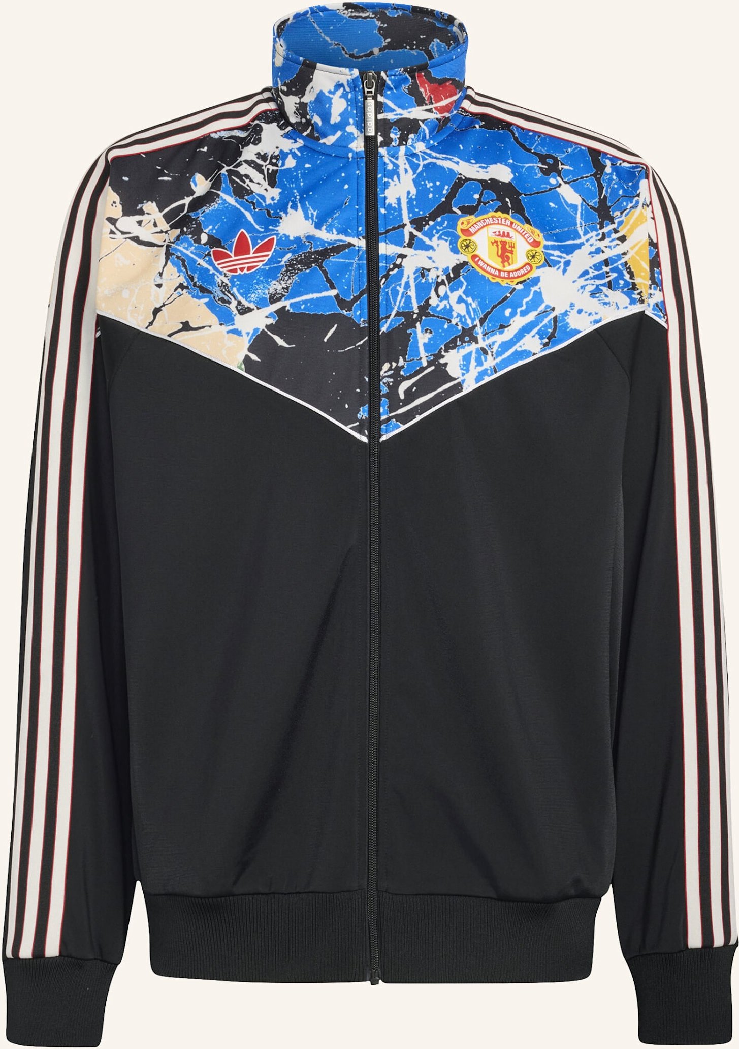 Adidas Manchester United Stone Roses Originals Jacke schwarz