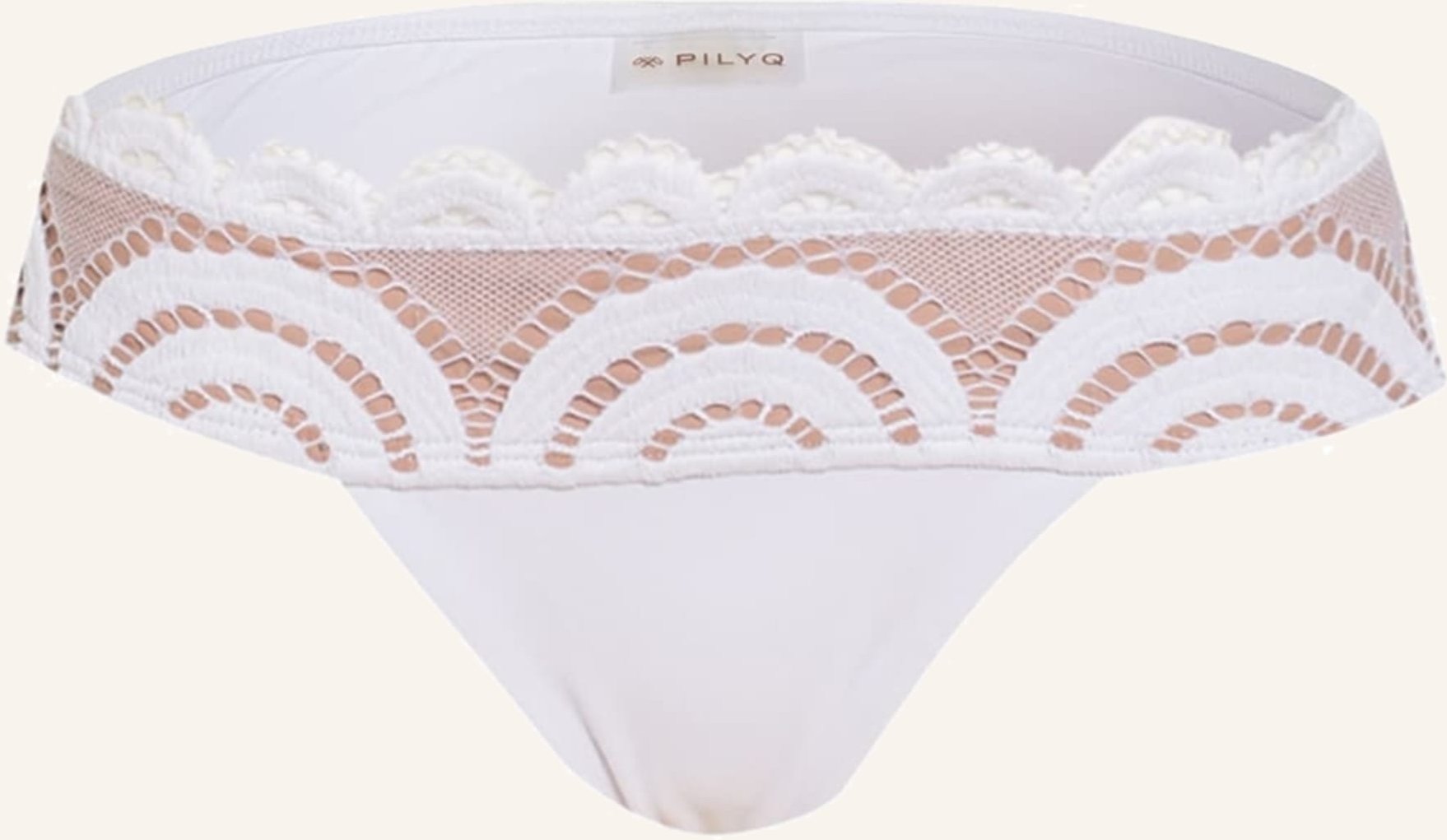 Pilyq Basic-Bikini-Hose Waterlily weiss