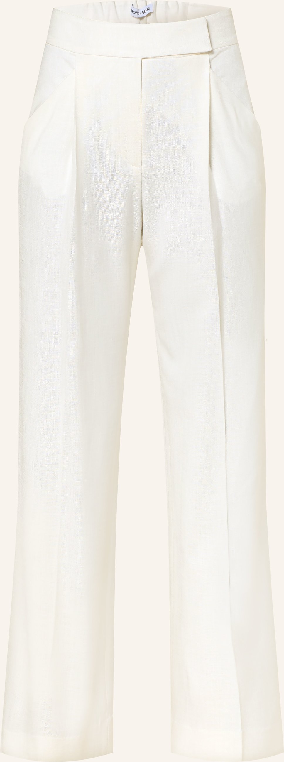 Veronica Beard Marlenehose Marbeau weiss