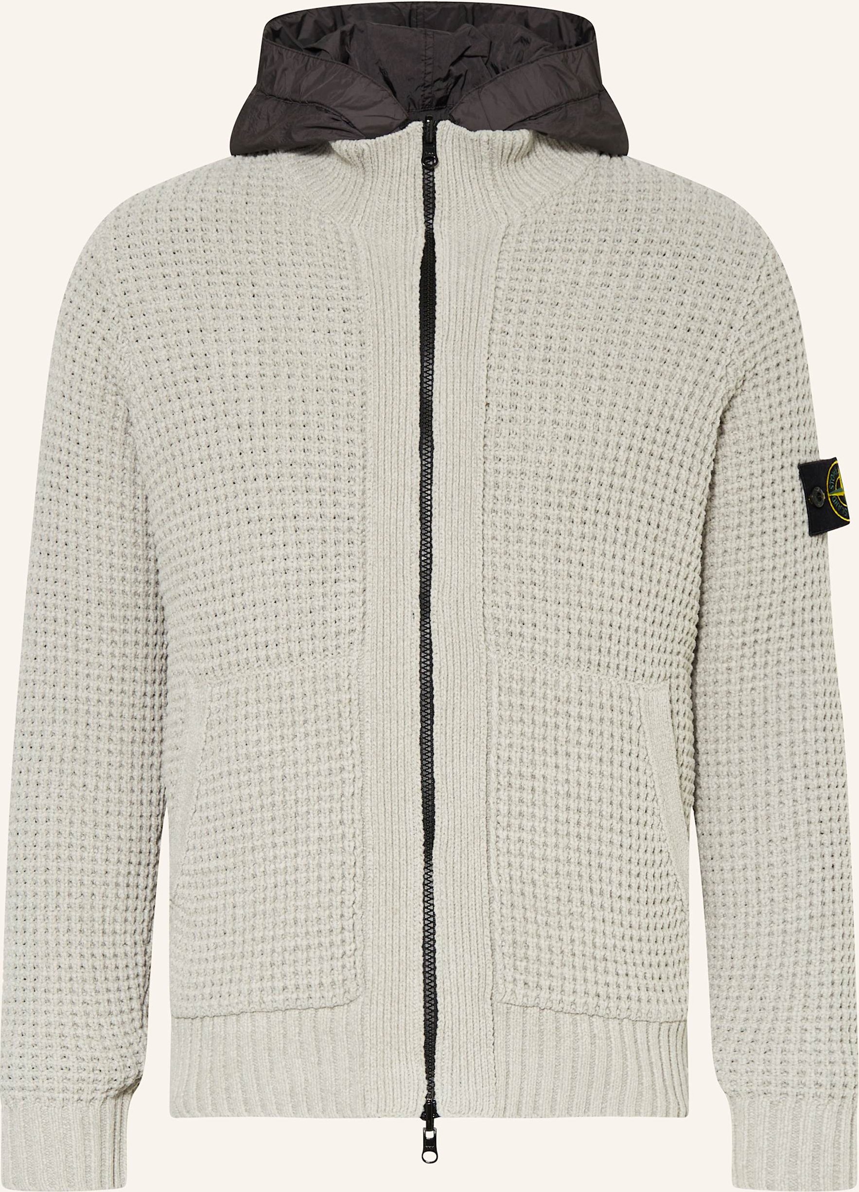 Stone Island Jacke Zum Wenden grau