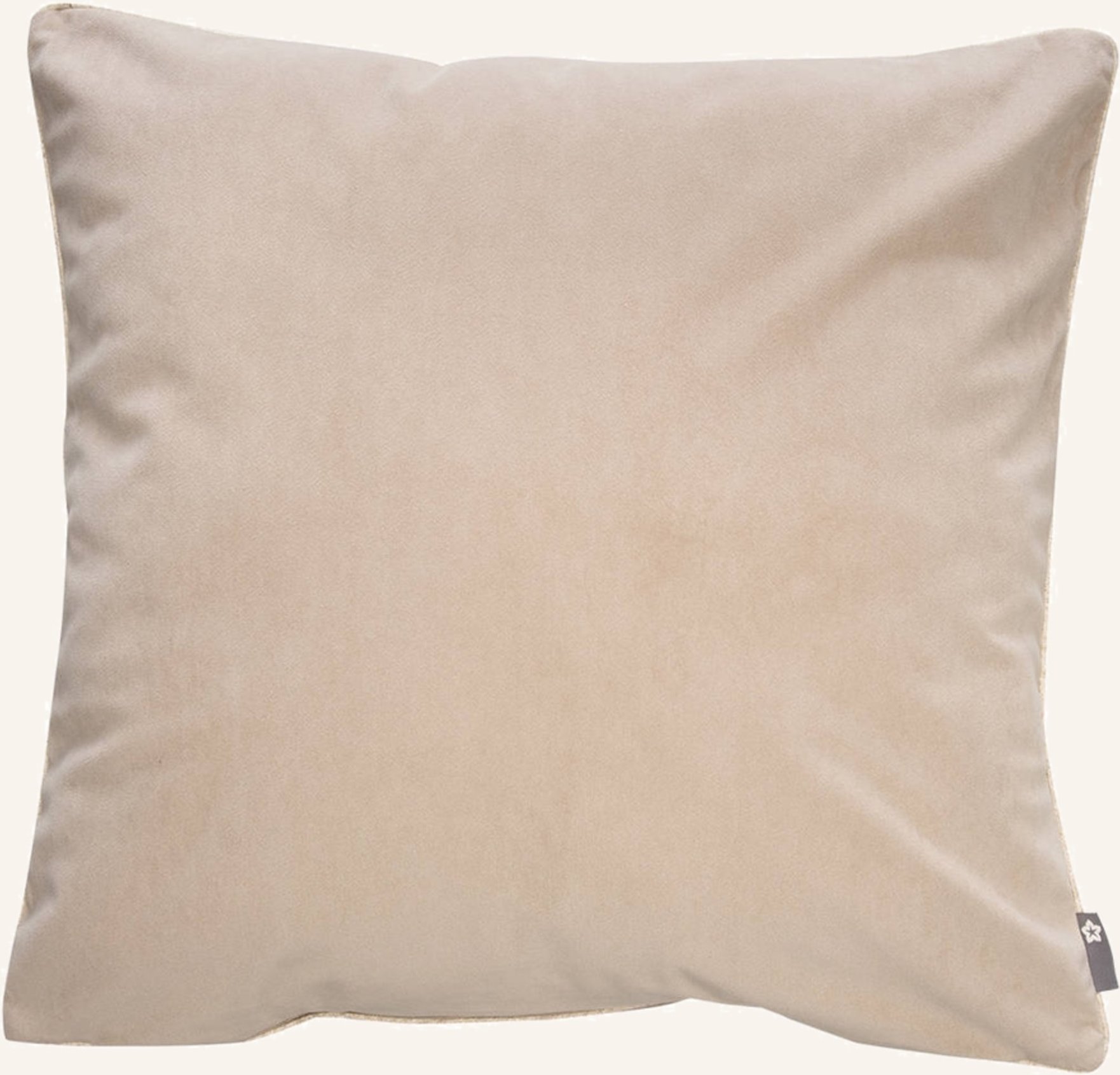 Pichler Samt-Dekokissenhülle Melva beige