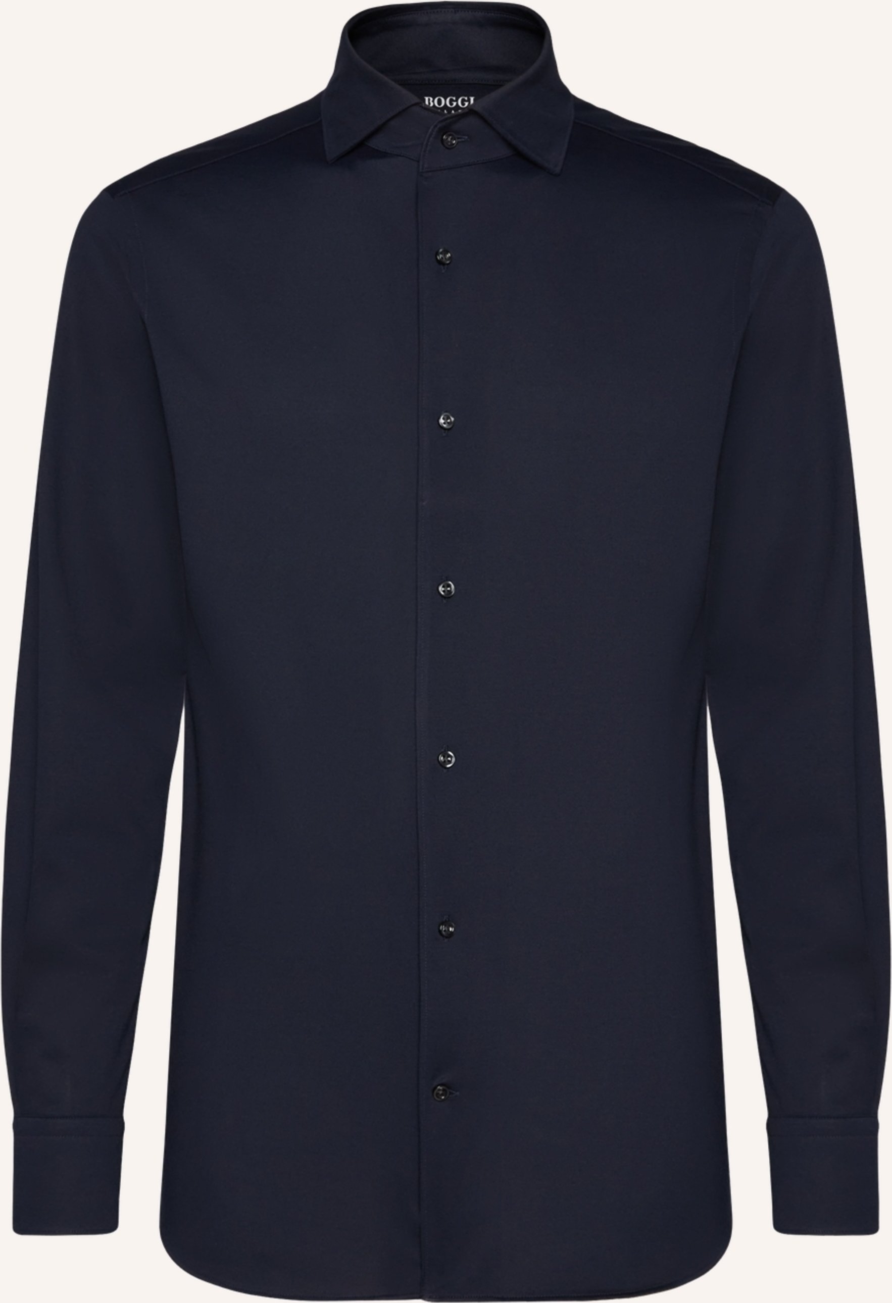 Thumbnail - Boggi Milano Jerseyhemd Regular Fit blau