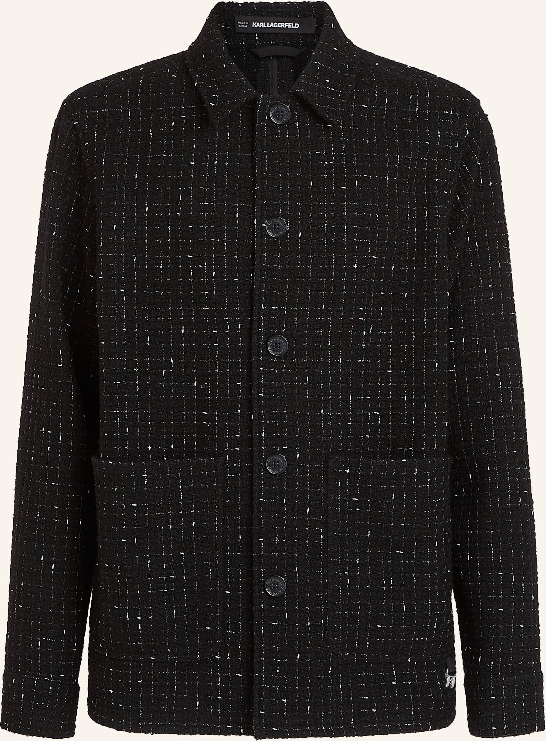 Karl Lagerfeld Hemd schwarz