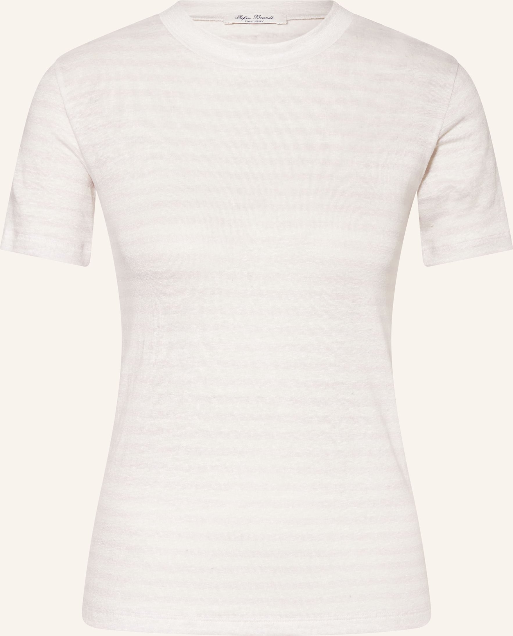 Stefan Brandt T-Shirt Aus Leinen rosa