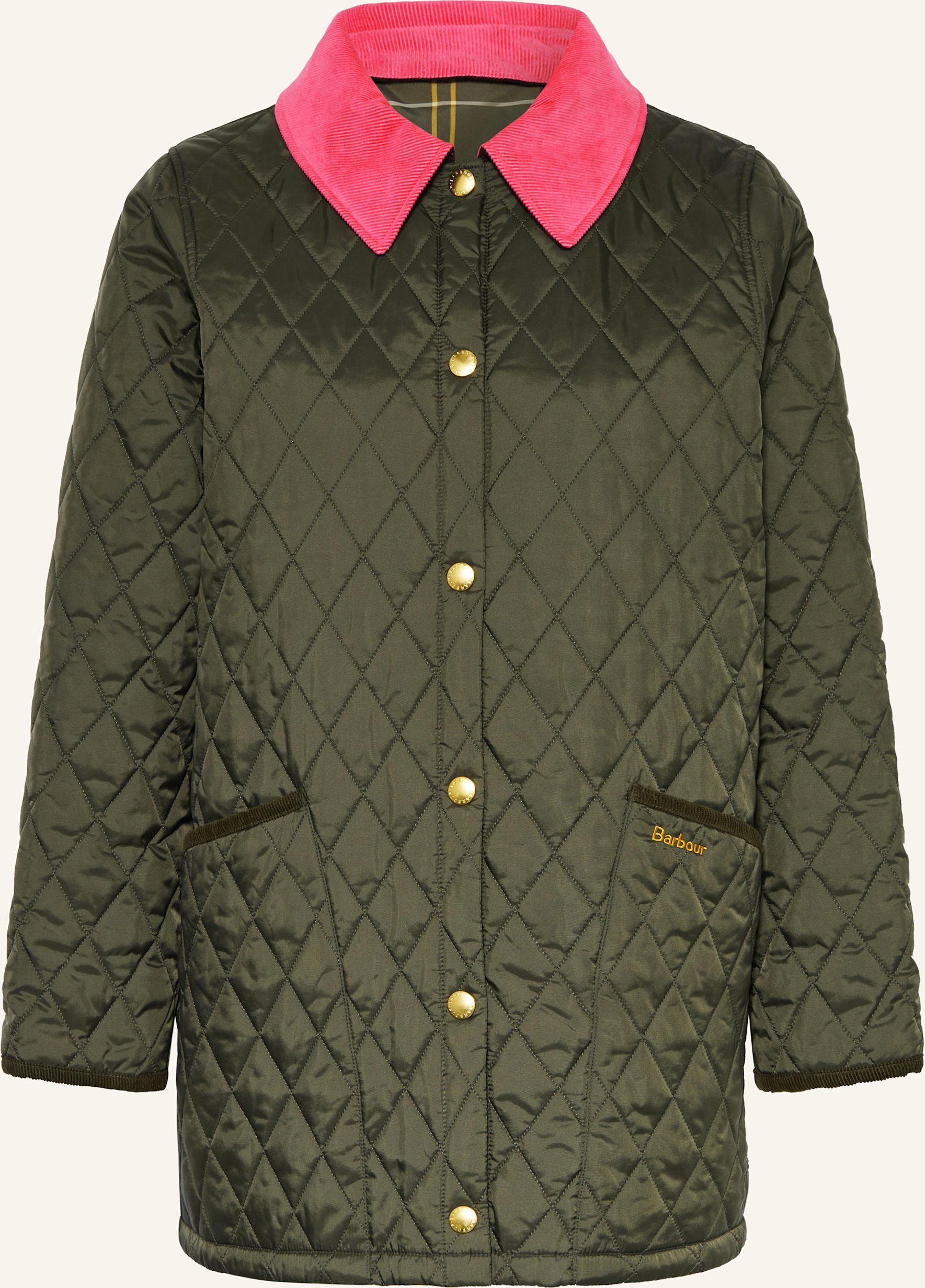Barbour Steppjacke Liddesdale Mit Abnehmbaren Kragen gruen