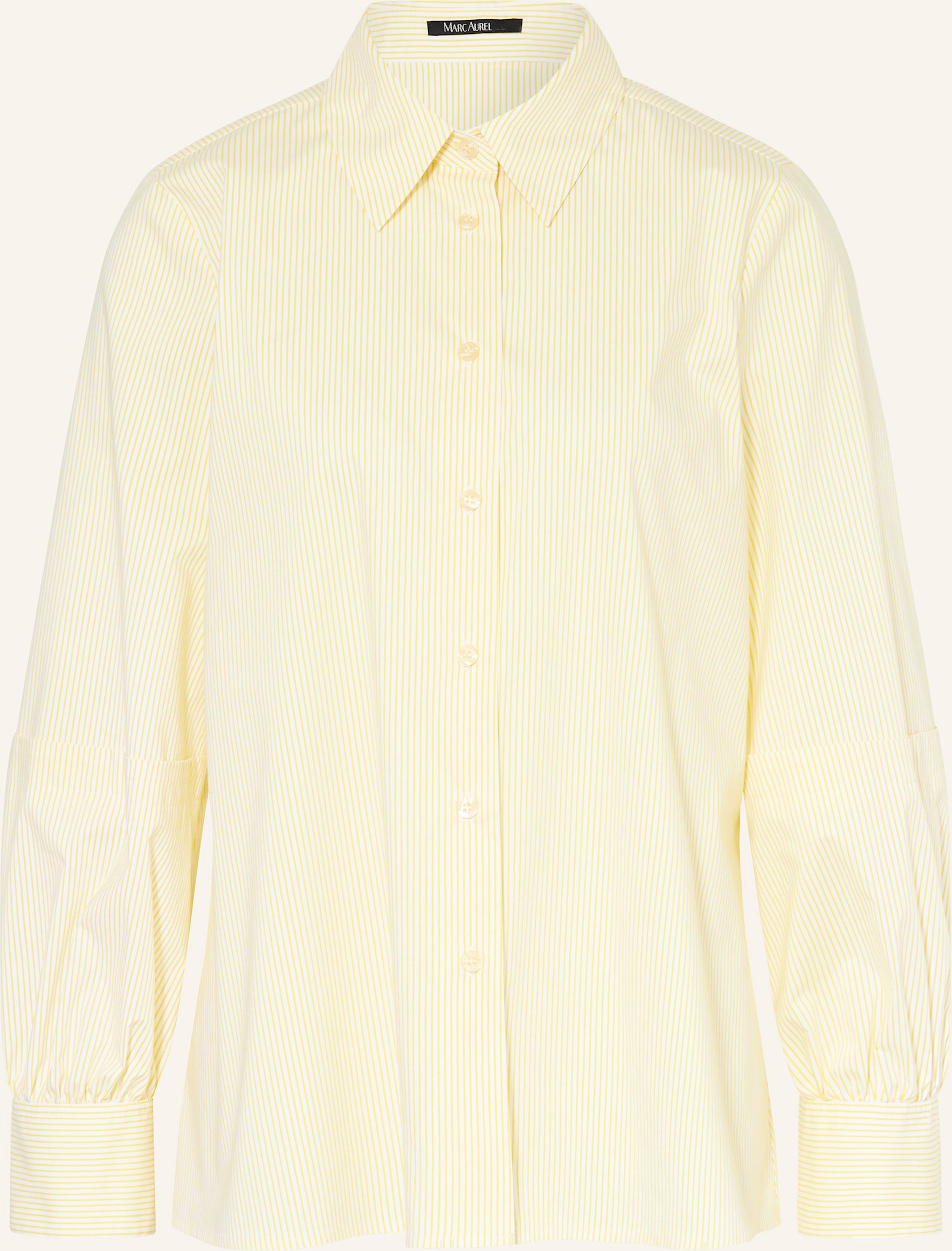 Marc Aurel Oversized-Hemdbluse gelb