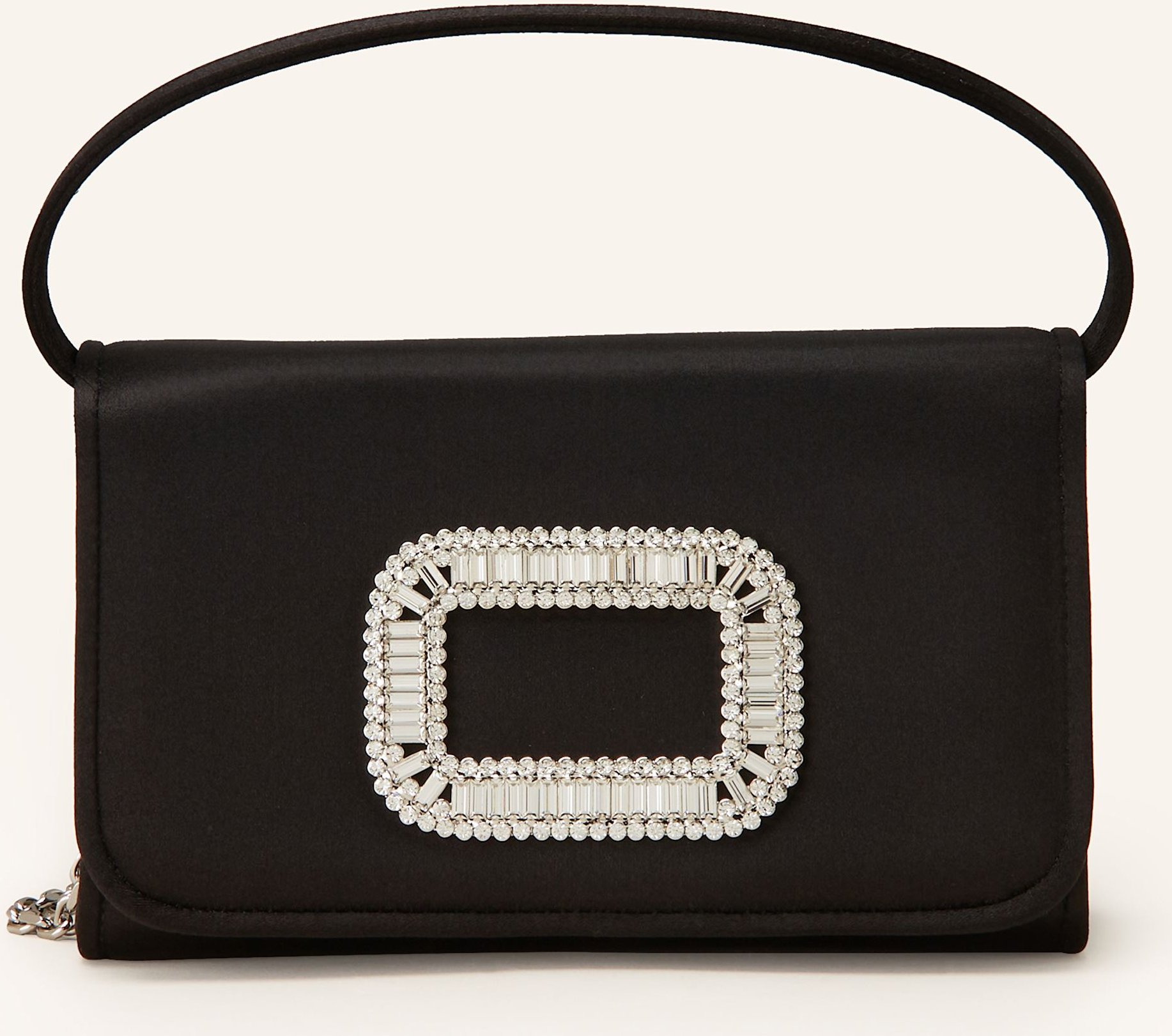 Roger Vivier Micro Bag Pilgrim schwarz