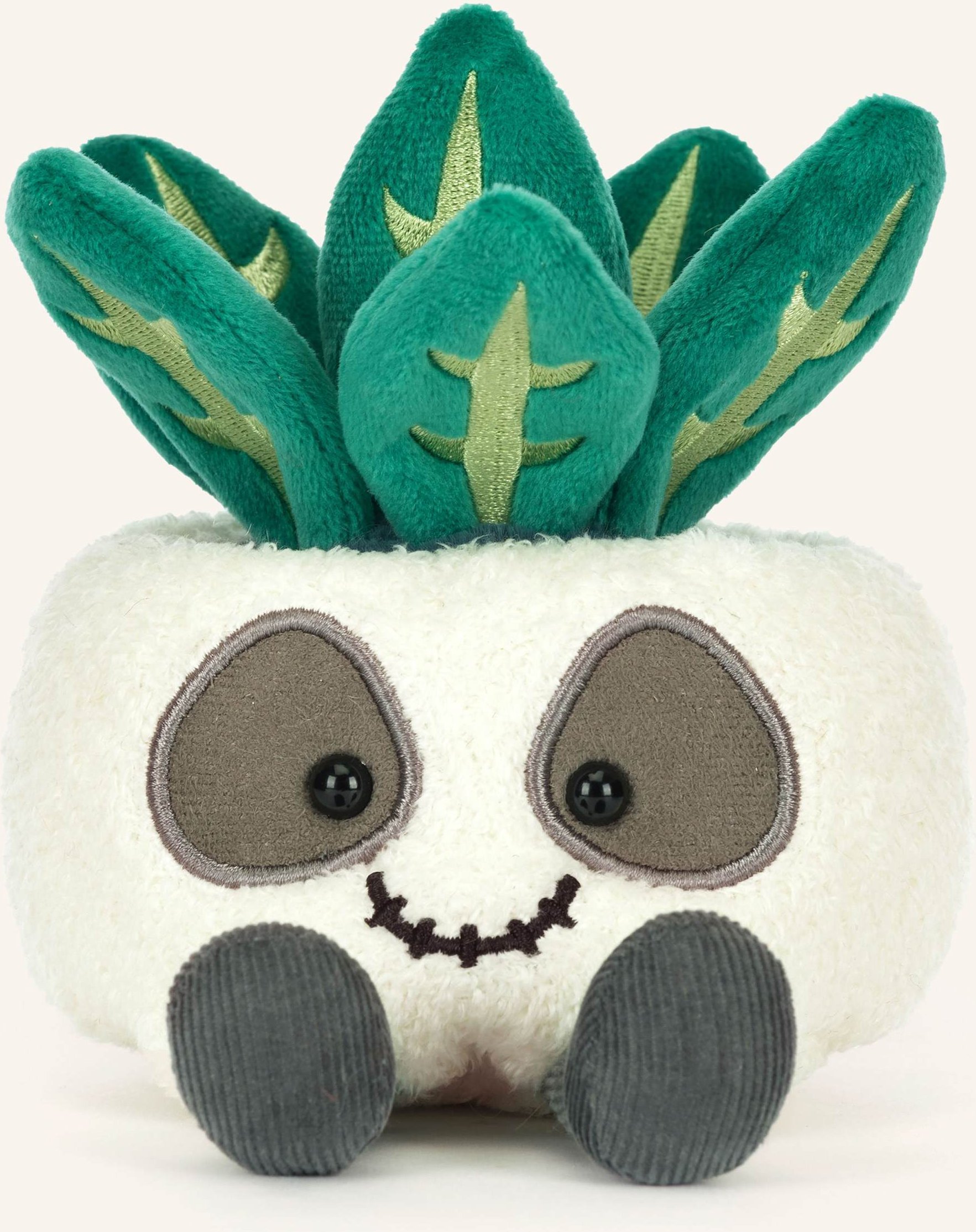 Jellycat Plüsch-Spielzeug Amuseables Skull Planter schwarz