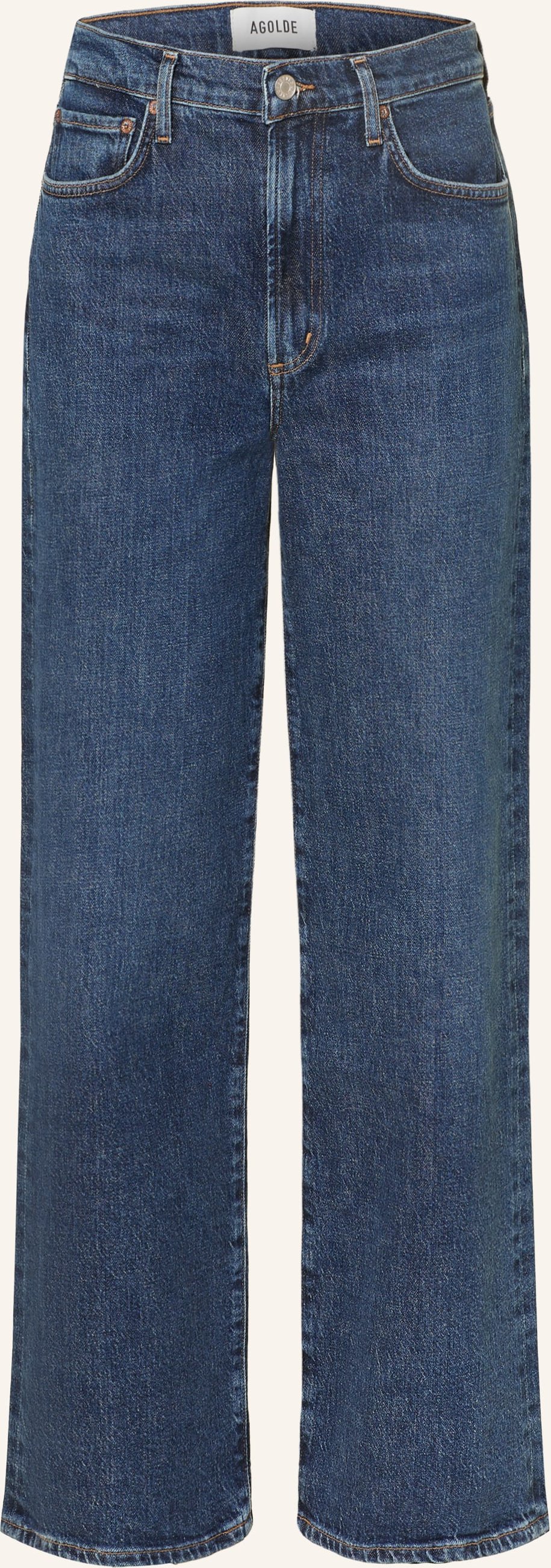 Agolde Straight Jeans Harper blau
