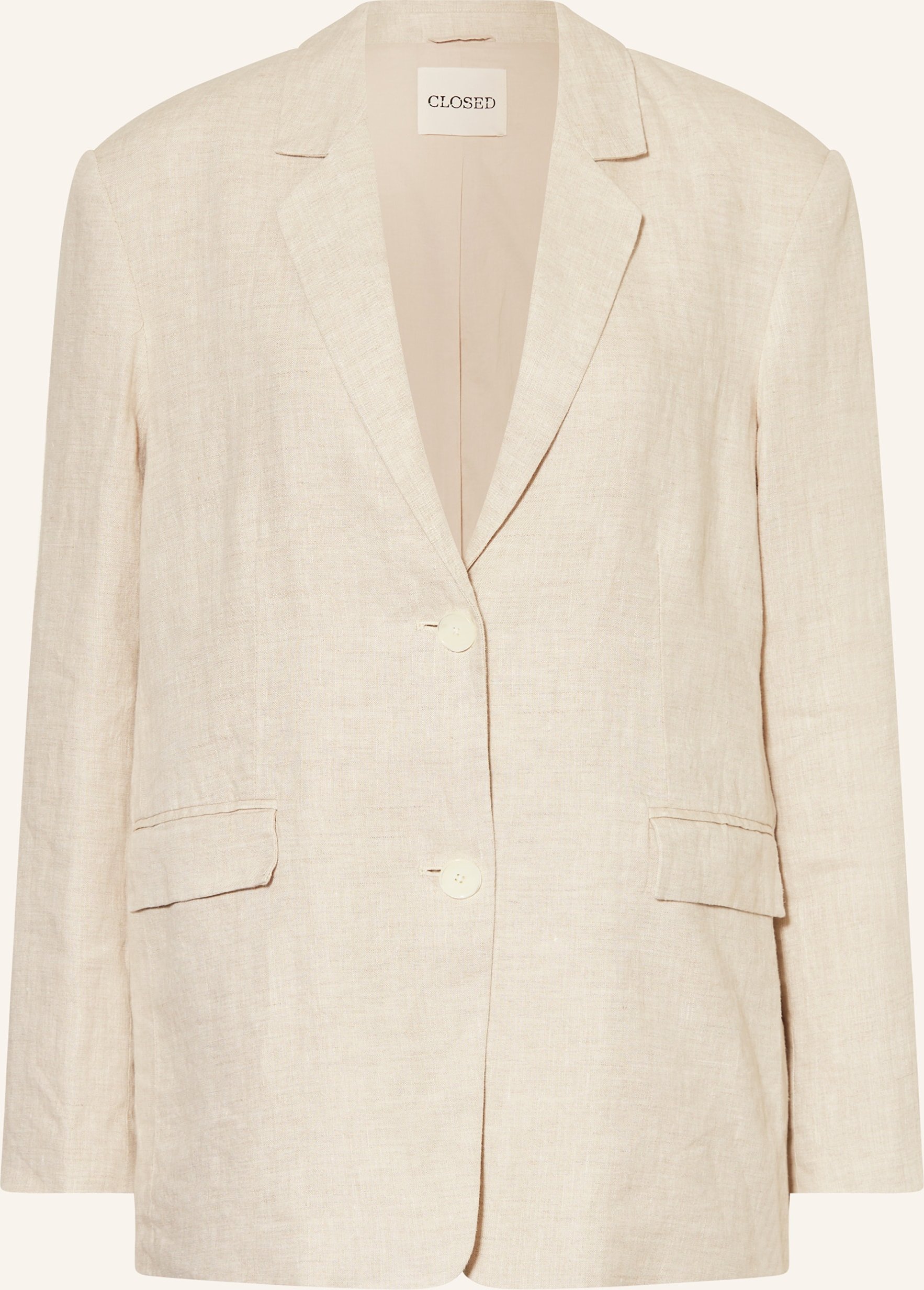 Closed Leinenblazer Lola beige